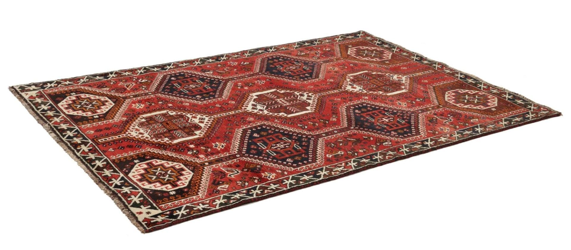 Qashqai Perserteppich aus Iran, 160 × 230 cm