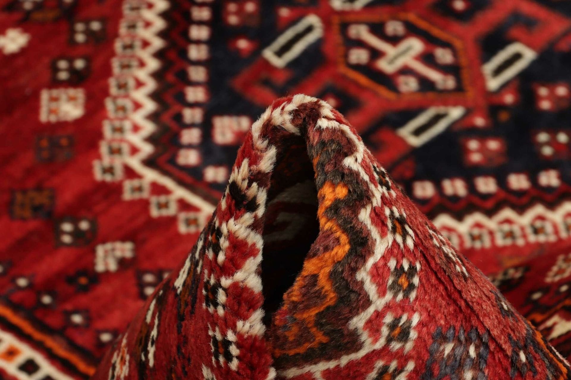 Qashqai Perserteppich aus Iran, 160 × 230 cm