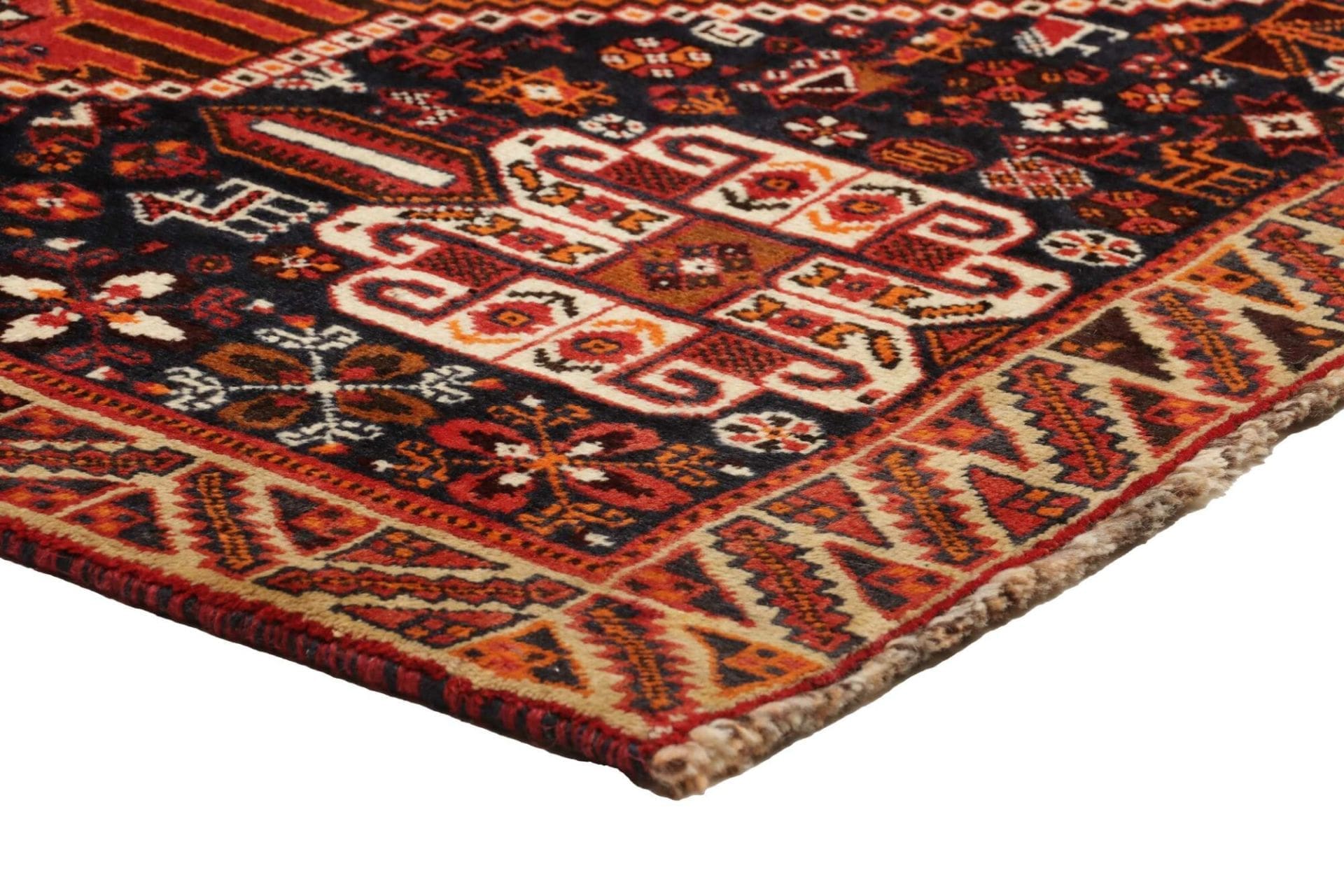 Qashqai Perserteppich aus Iran, 161 × 257 cm