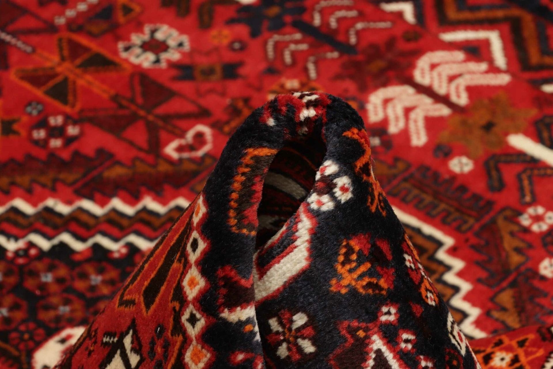 Qashqai Perserteppich aus Iran, 161 × 257 cm