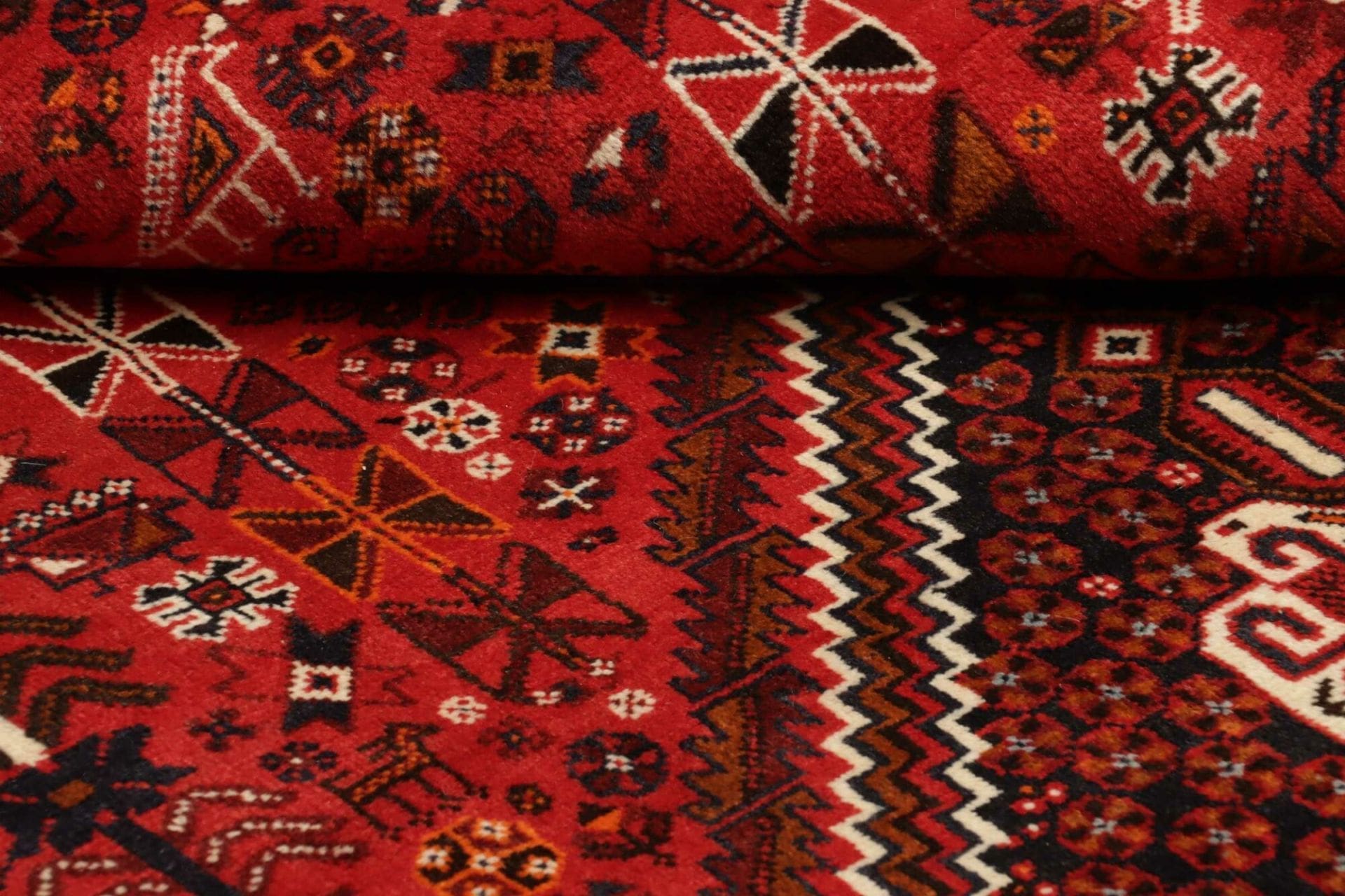 Qashqai Perserteppich aus Iran, 161 × 257 cm