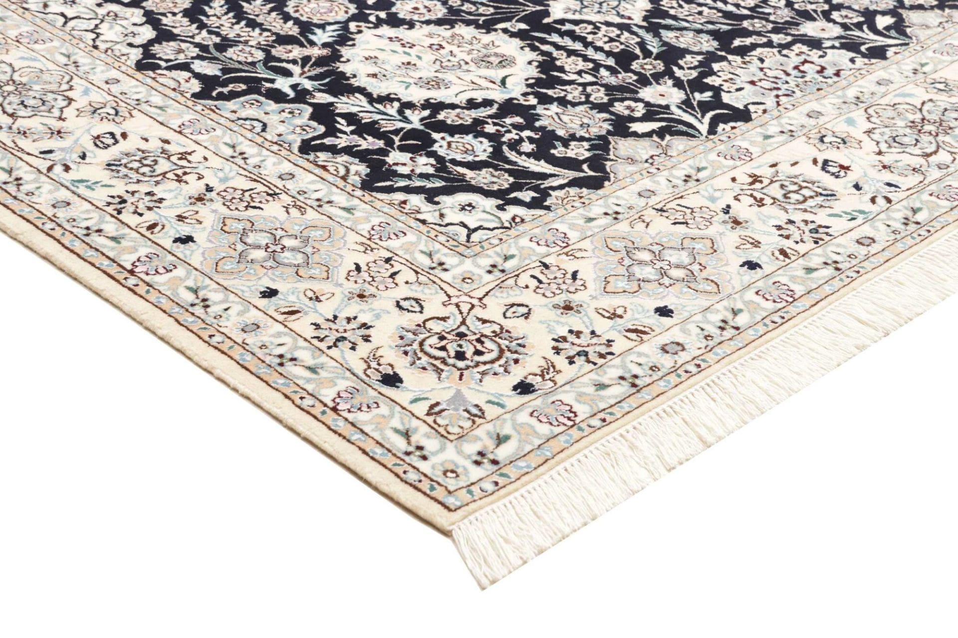 Handgeknüpfter Nain Perserteppich, 159 × 235 cm, Wolle