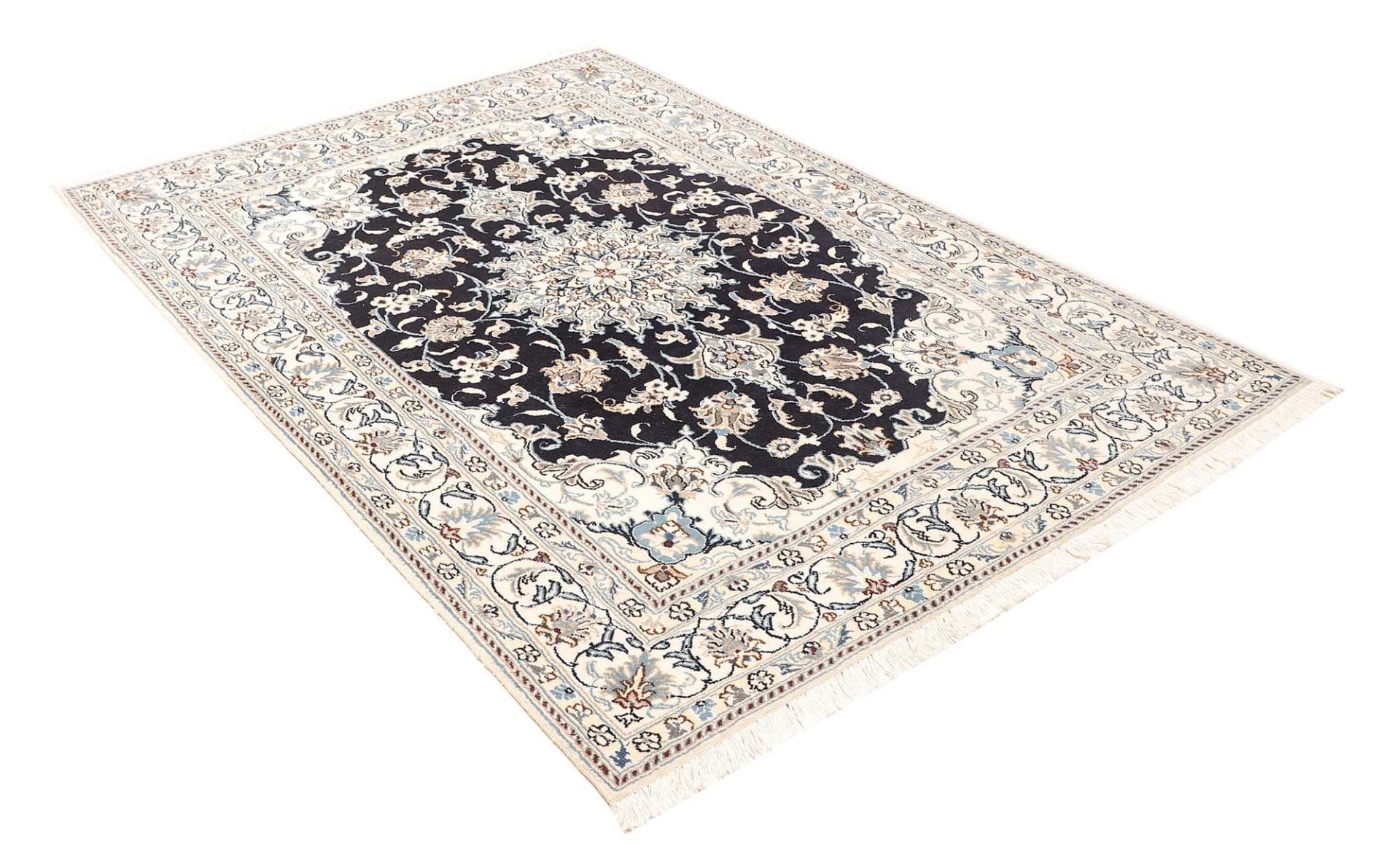 Handgeknüpfter Nain Perserteppich, 153 × 212 cm, Wolle