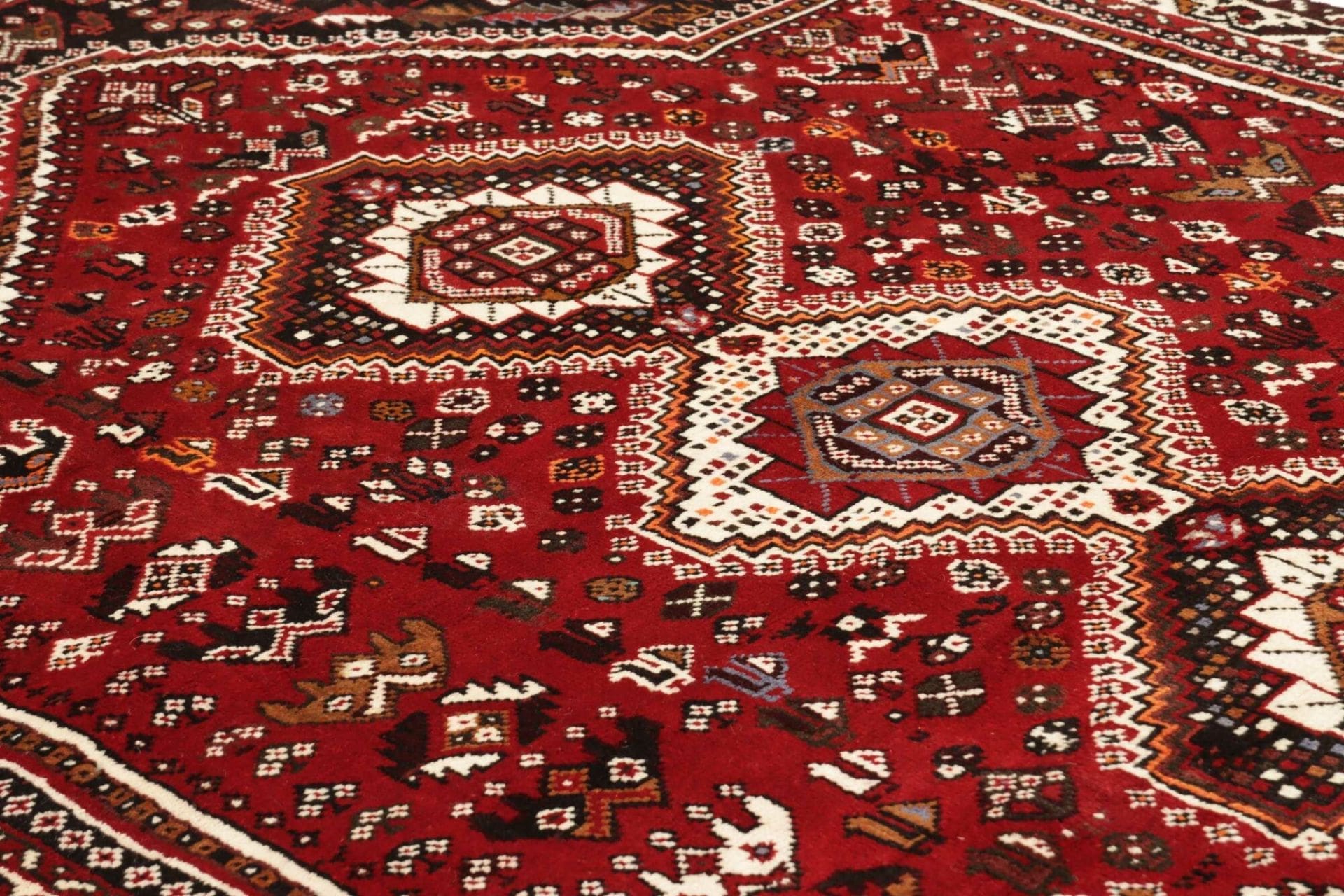 Handgeknüpfter Shiraz Perserteppich 170 × 261 cm