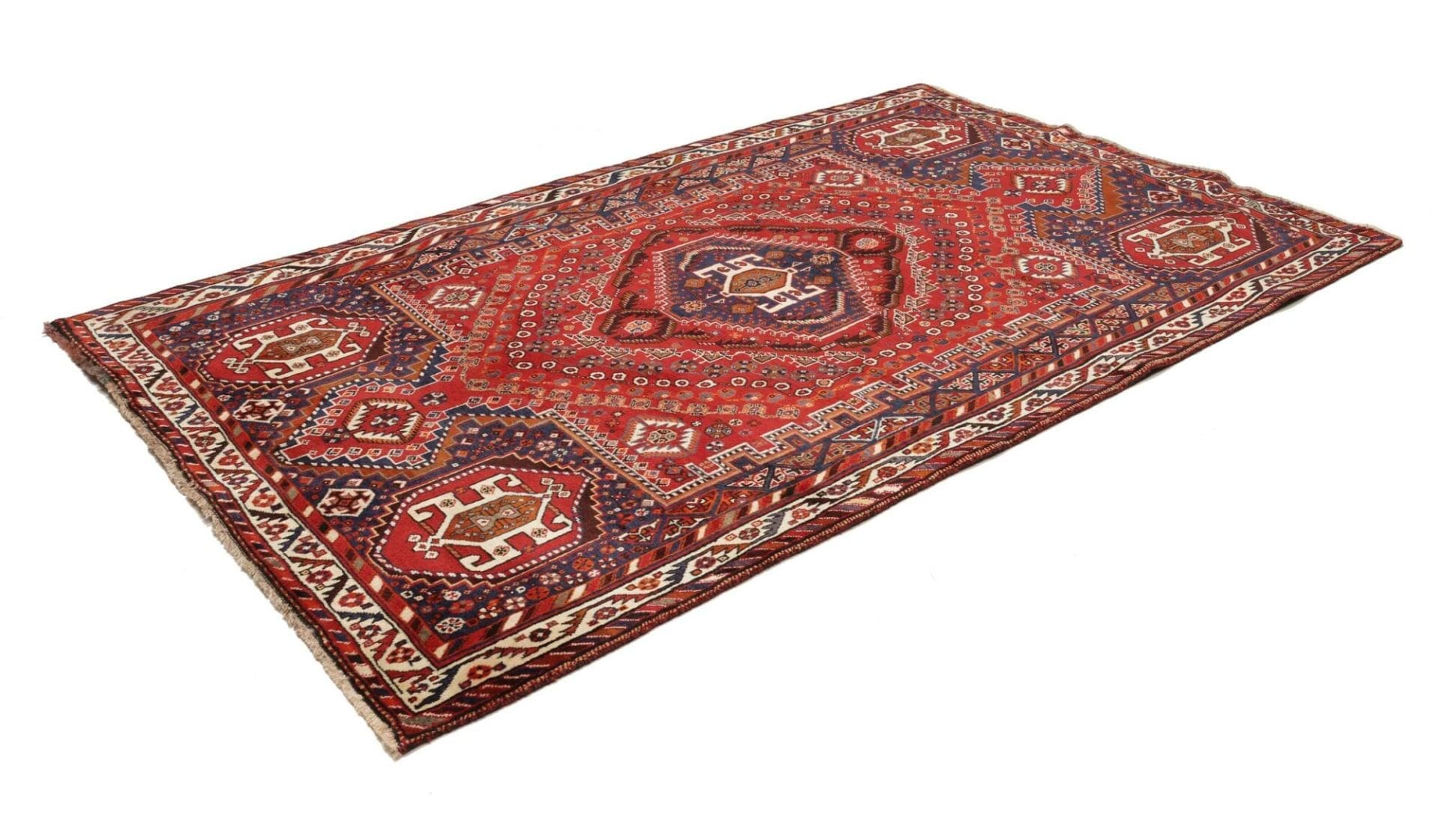 Handgeknüpfter Shiraz Perserteppich 167 × 270 cm