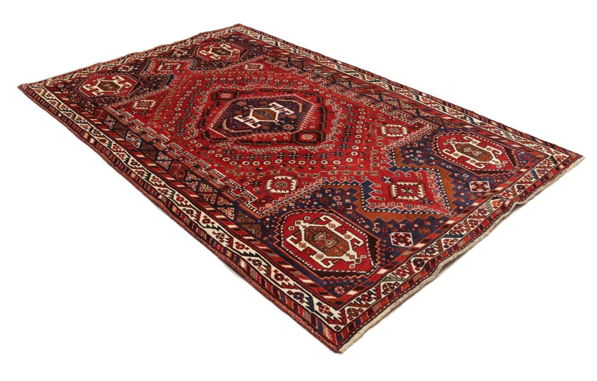 Handgeknüpfter Shiraz Perserteppich 167 × 270 cm