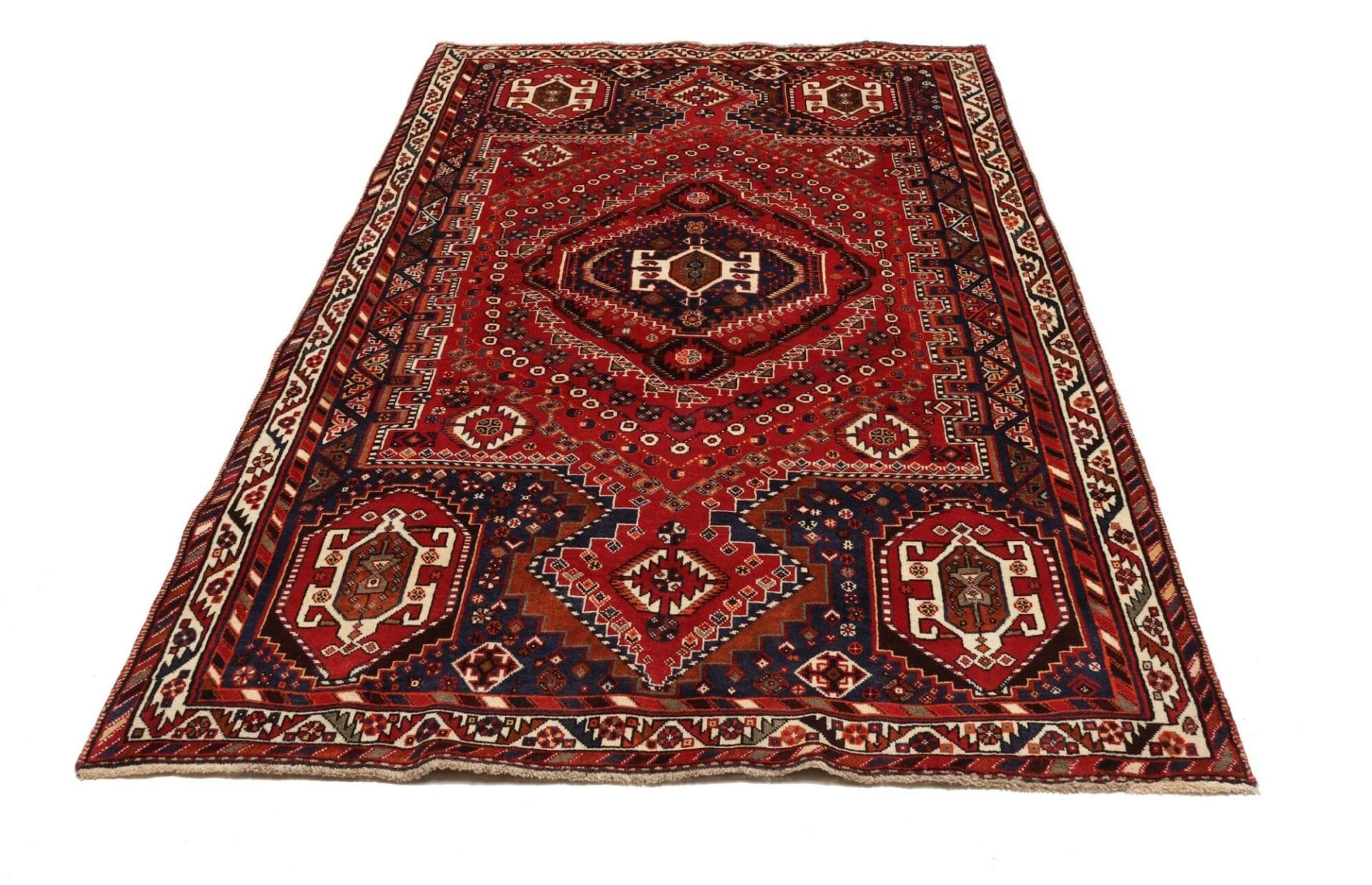 Handgeknüpfter Shiraz Perserteppich 167 × 270 cm