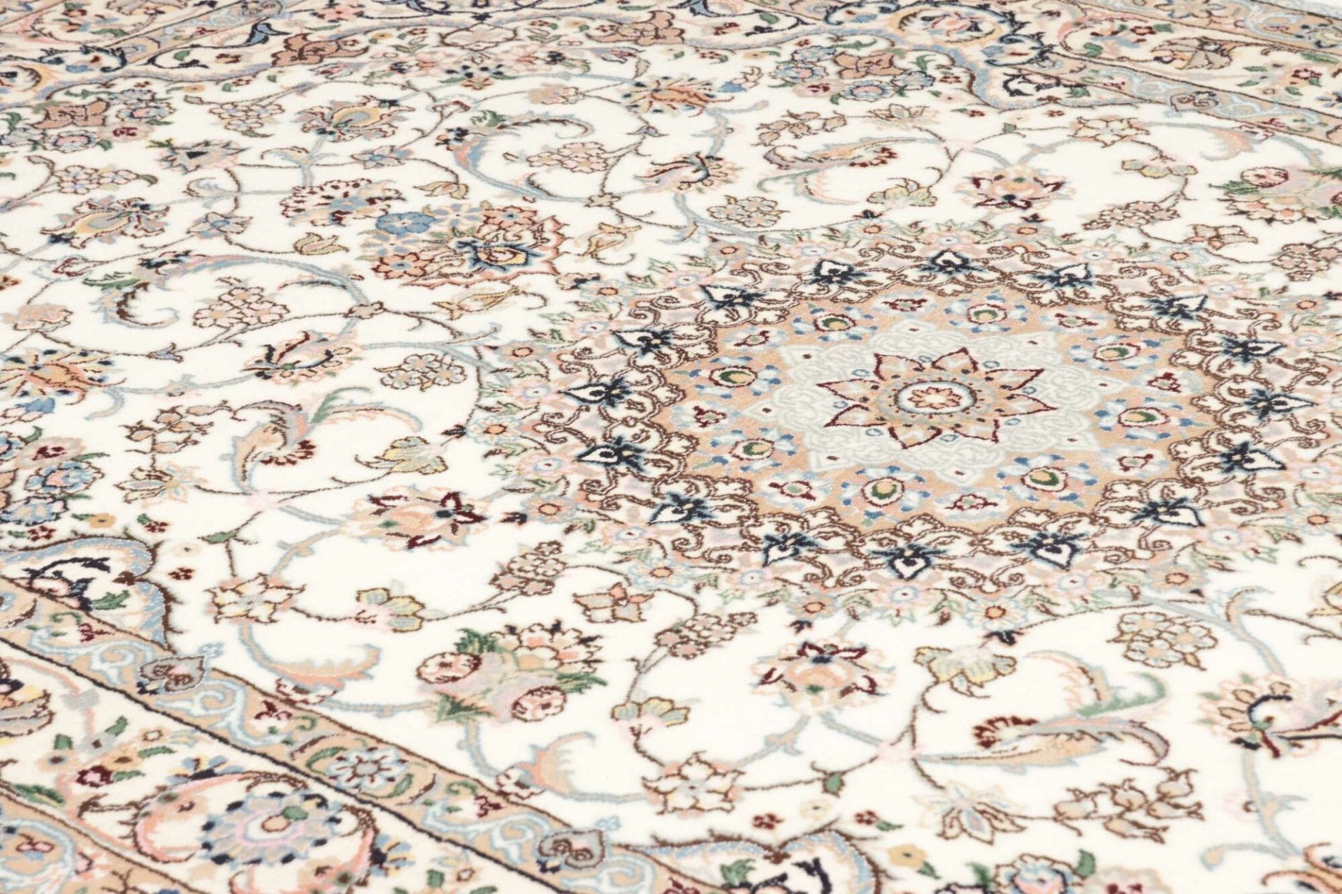 nain-teppich-160-x-247cm-florales-muster-handgeknupft-perserteppich-7 Nain Perserteppich 160 × 247 cm aus Wolle, handgeknüpft