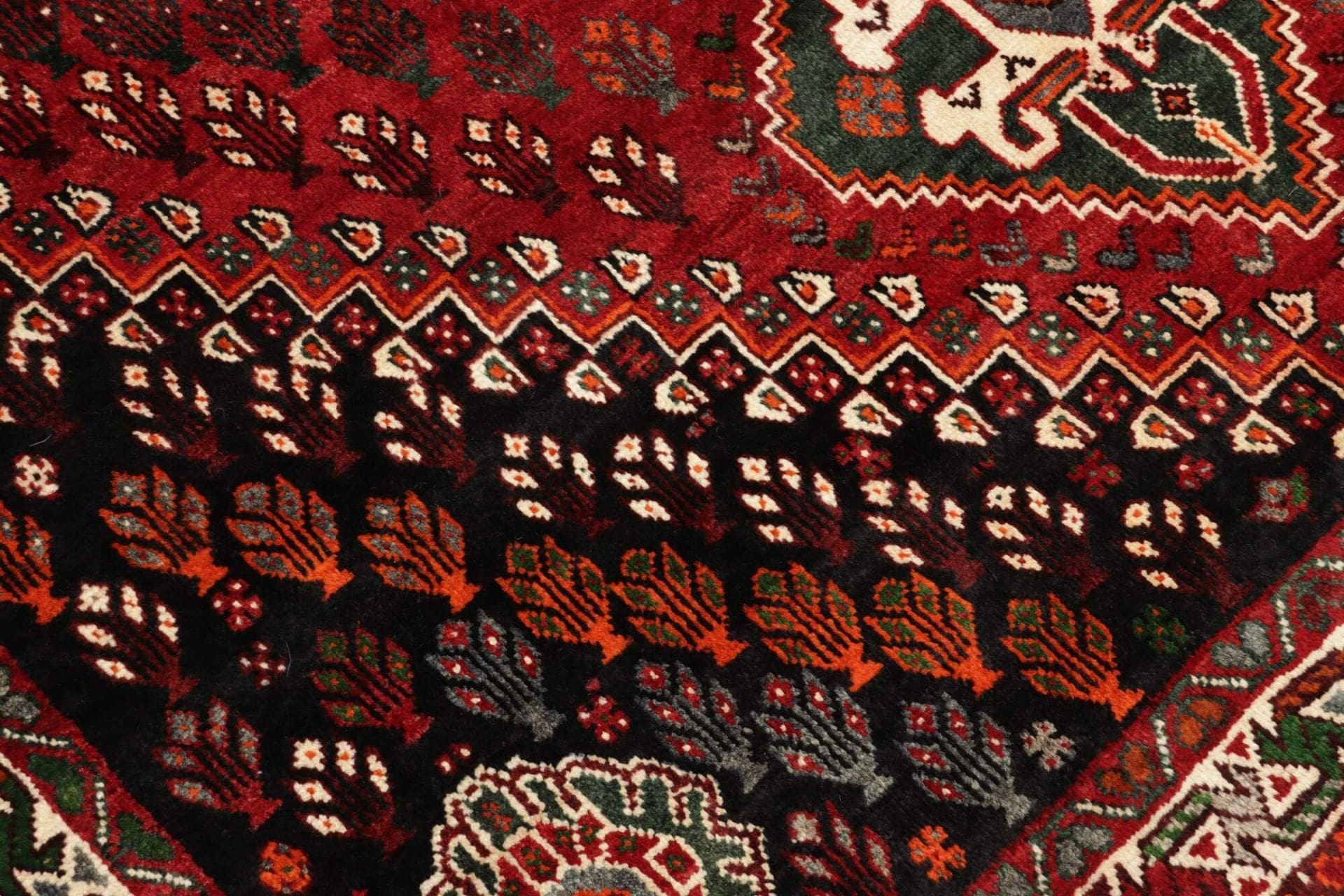 Handgeknüpfter Shiraz Perserteppich, 170 × 273 cm, Wolle