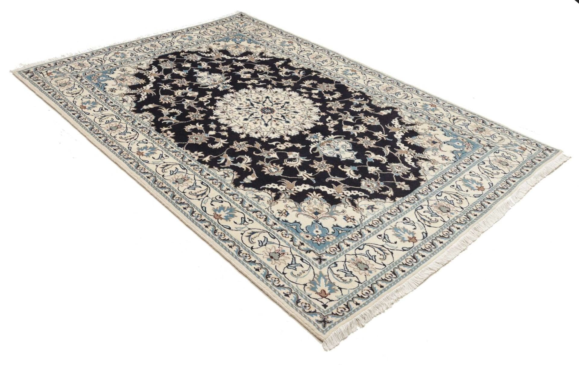 exklusiver-nain-teppich-168-x-245cm-schurwolle-handgeknupft-2 Nain Perserteppich 168 × 245 cm aus Wolle, handgeknüpft