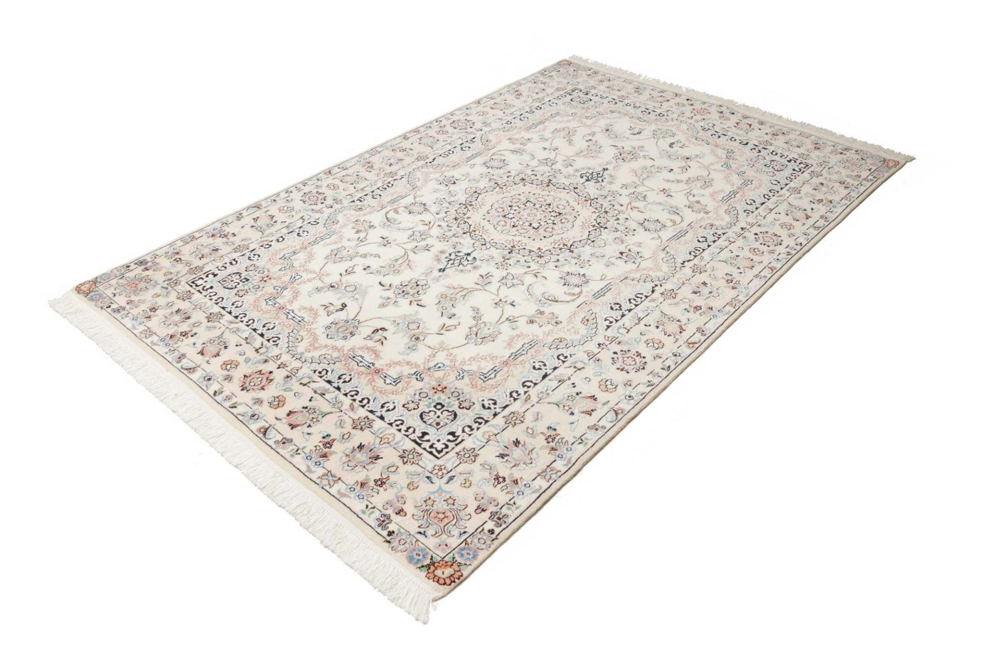 exklusiver-nain-teppich-148-x-225-cm-handgeknupft-schurwolle-1 Handgeknüpfter Nain Perserteppich 148 × 225 cm
