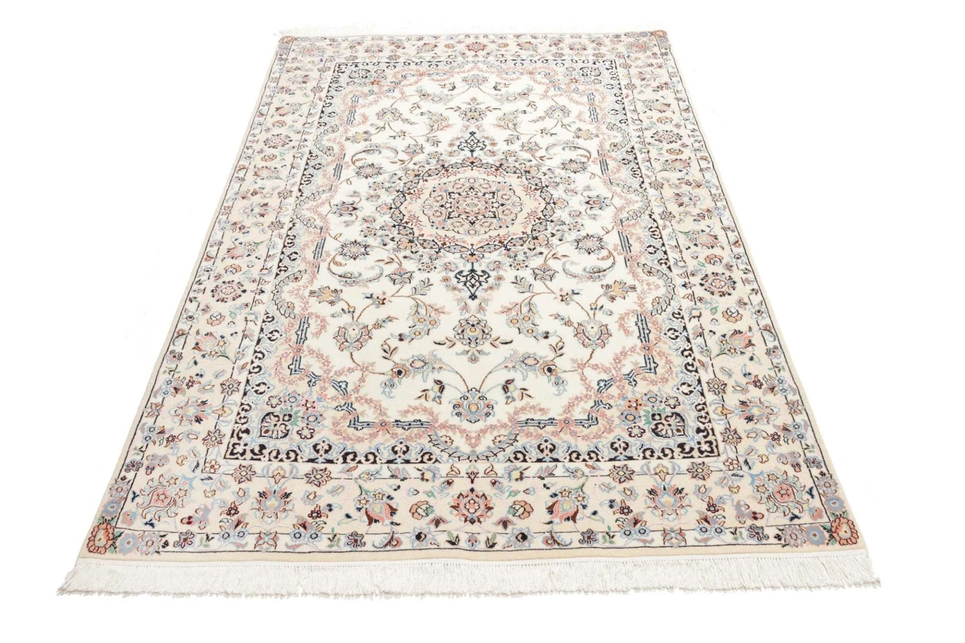 exklusiver-nain-teppich-148-x-225-cm-handgeknupft-schurwolle-3 Handgeknüpfter Nain Perserteppich 148 × 225 cm