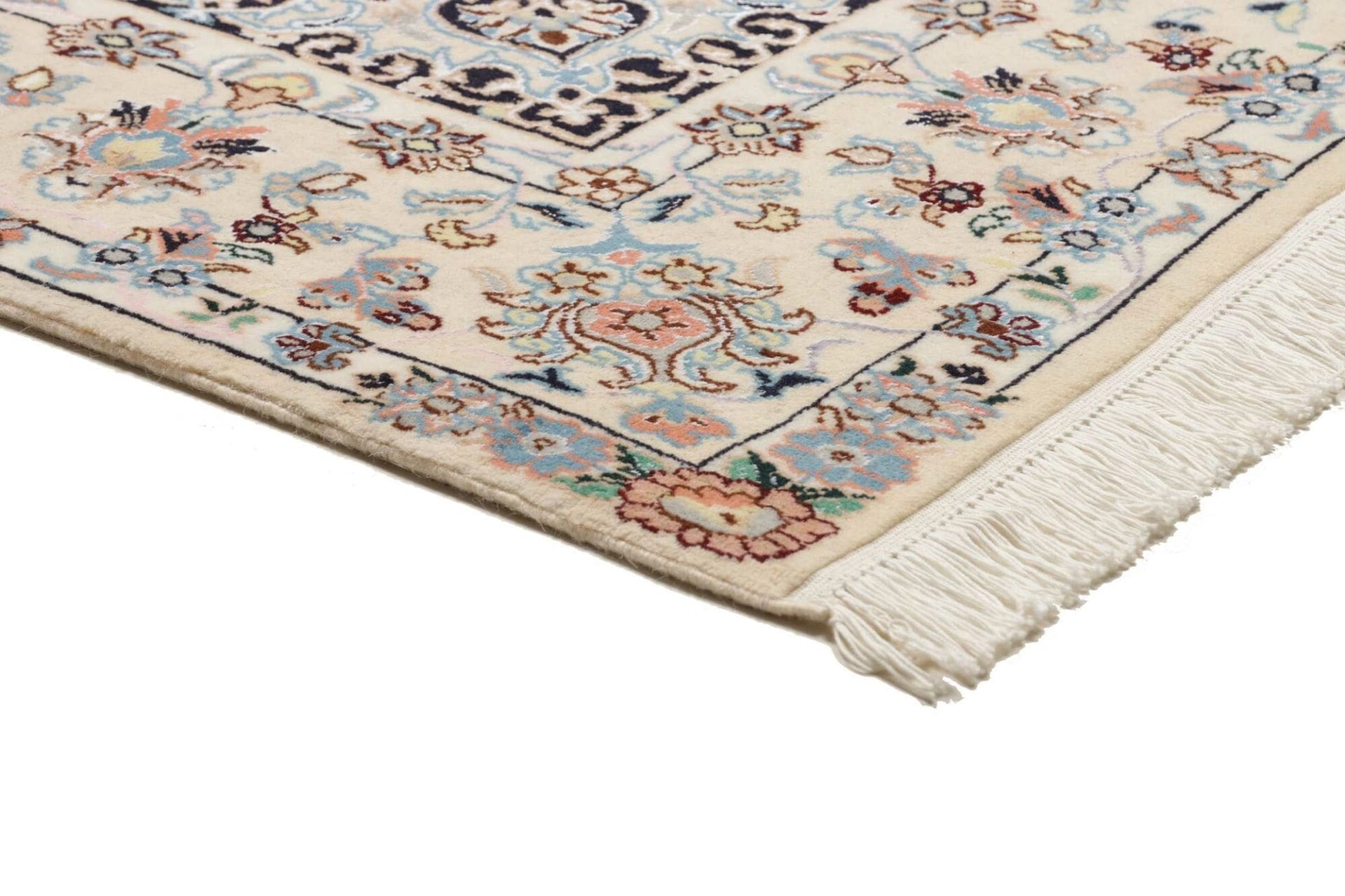 exklusiver-nain-teppich-148-x-225-cm-handgeknupft-schurwolle-4 Handgeknüpfter Nain Perserteppich 148 × 225 cm