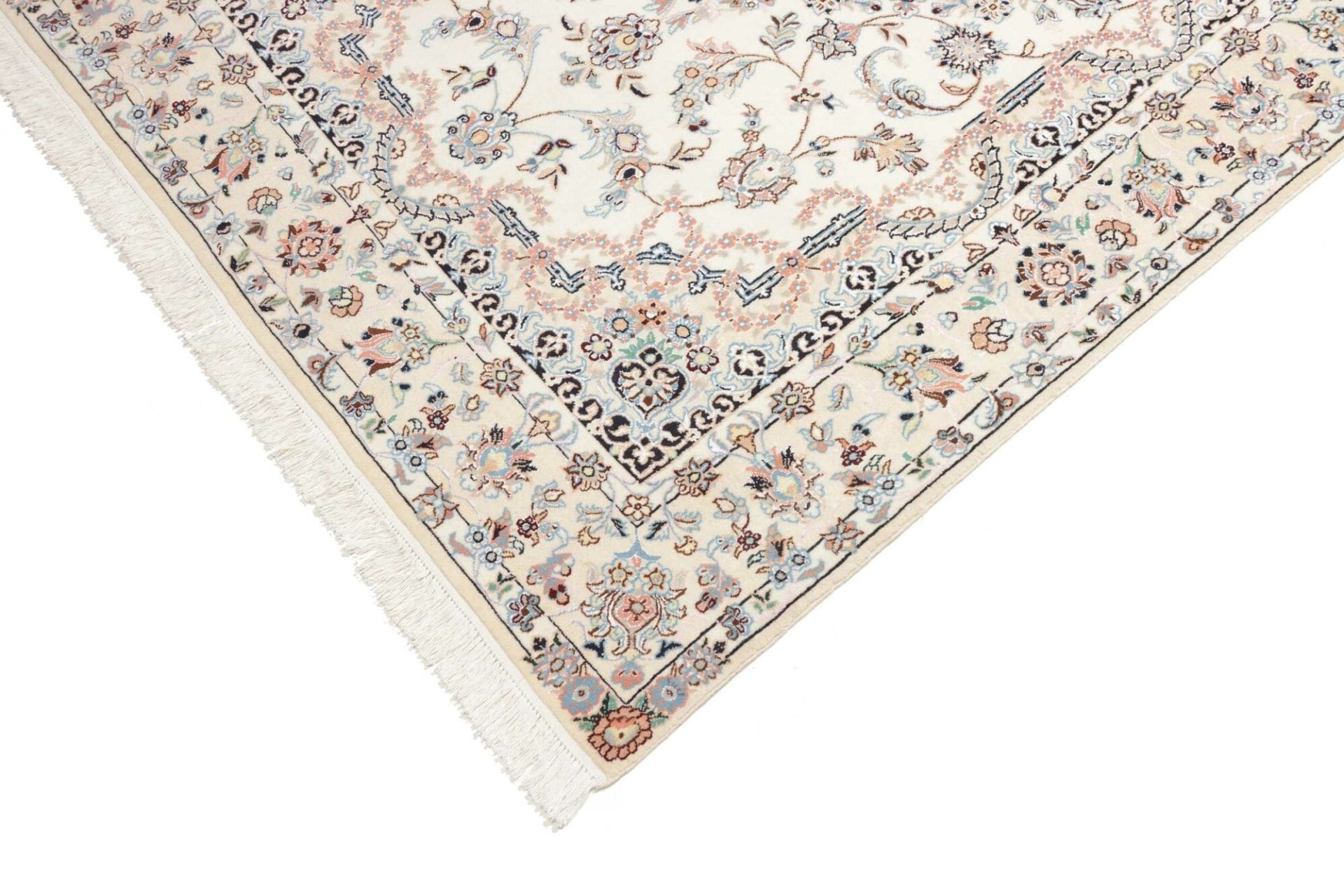 exklusiver-nain-teppich-148-x-225-cm-handgeknupft-schurwolle-6 Handgeknüpfter Nain Perserteppich 148 × 225 cm