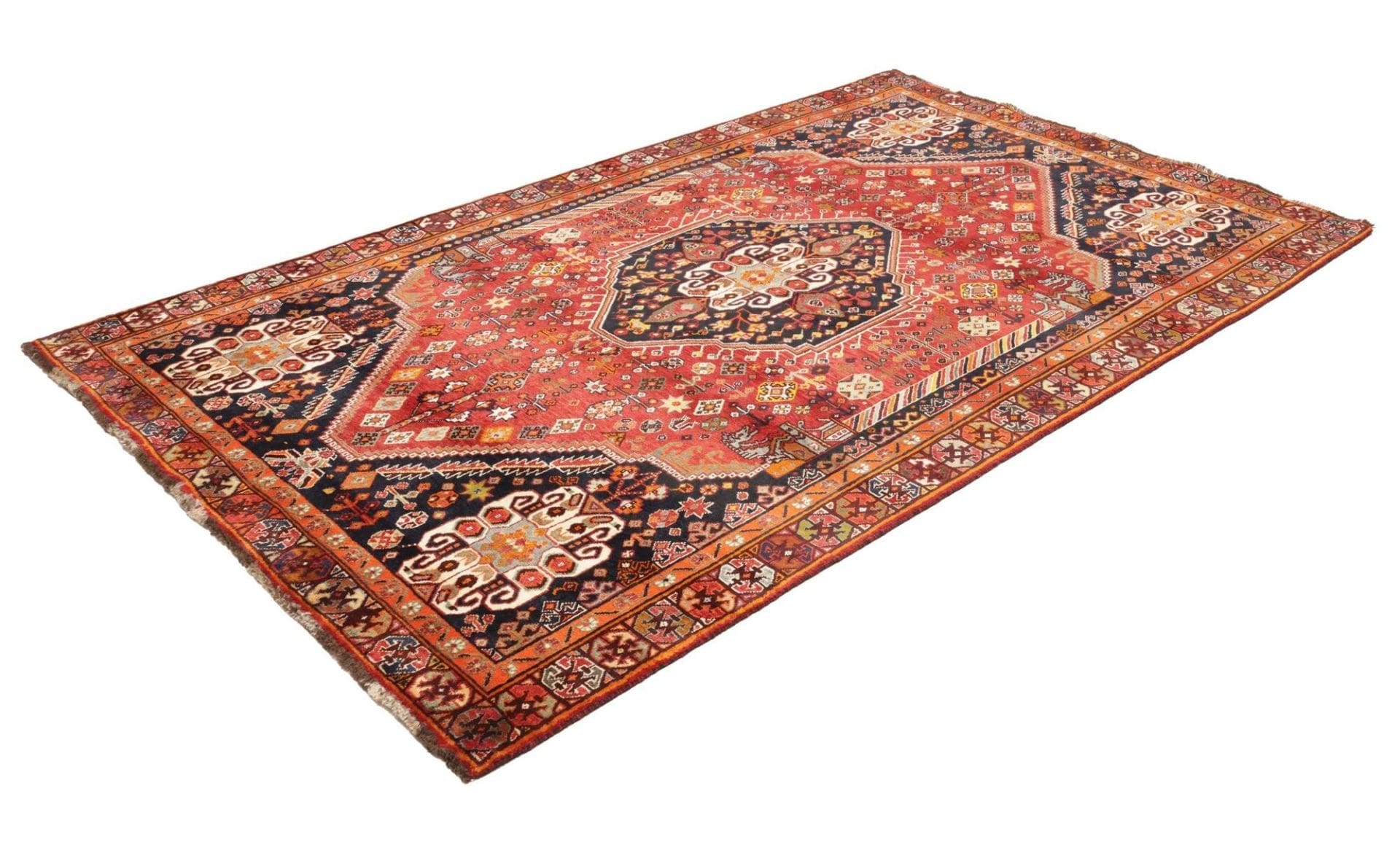 Qashqai Perserteppich aus Iran, 161 × 263 cm