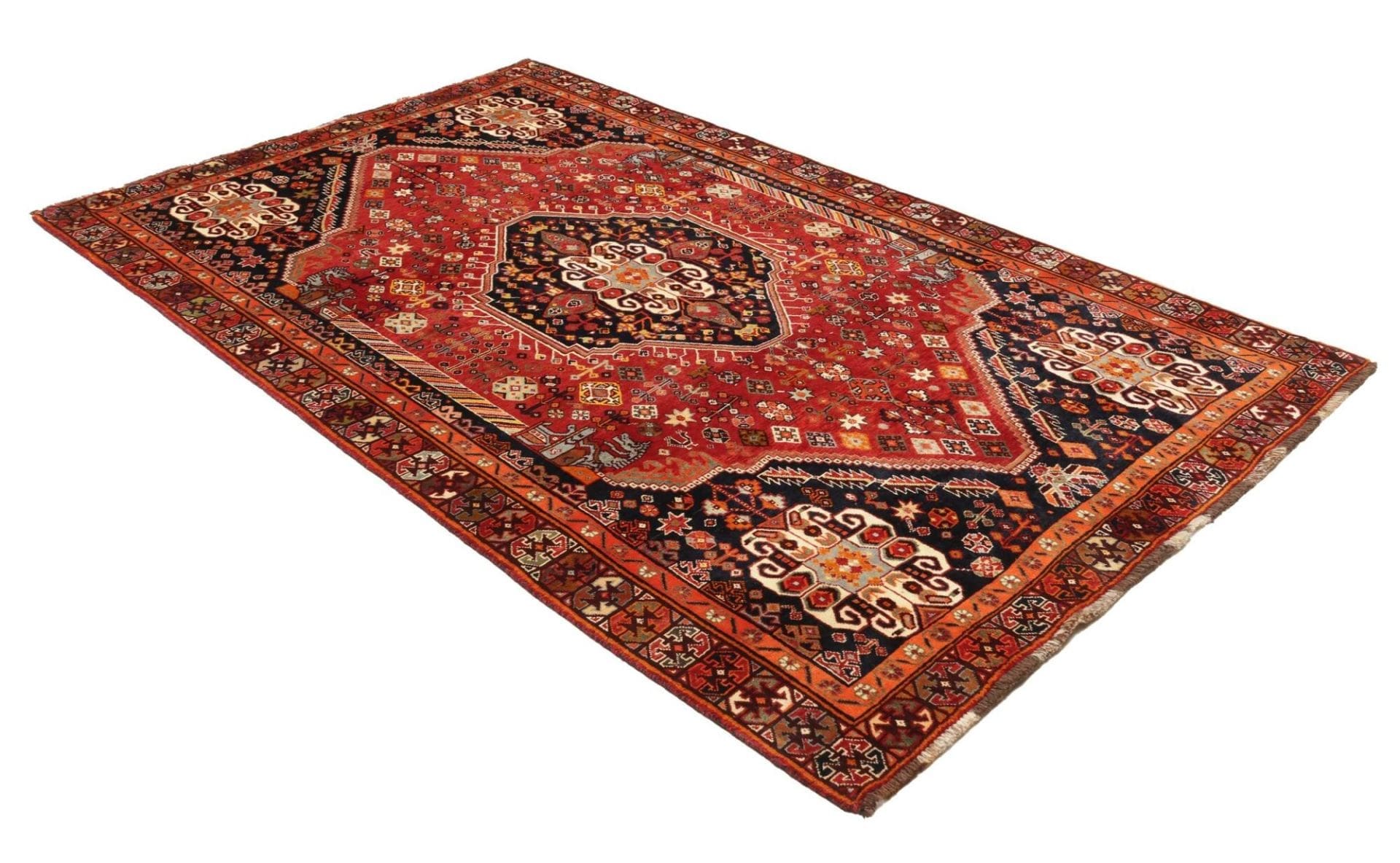 Qashqai Perserteppich aus Iran, 161 × 263 cm