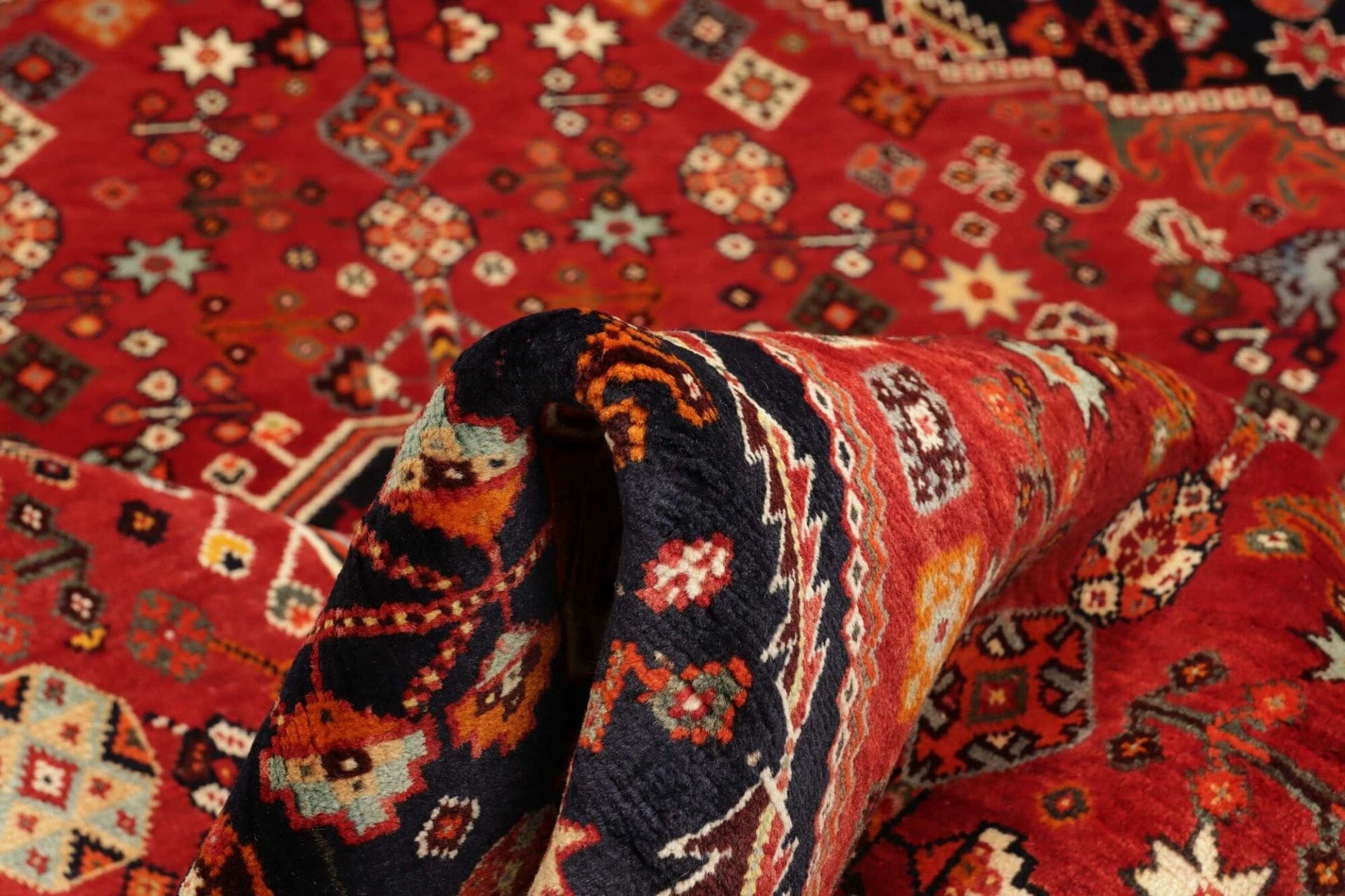 Qashqai Perserteppich aus Iran, 161 × 263 cm