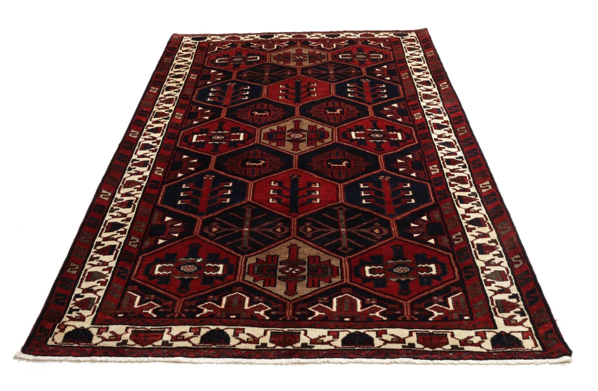lori-orientteppich-177-x-266-cm-geometrische-muster-handgeknupft-3 Loribaft Perserteppich 177 × 266 cm aus Wolle, handgeknüpft