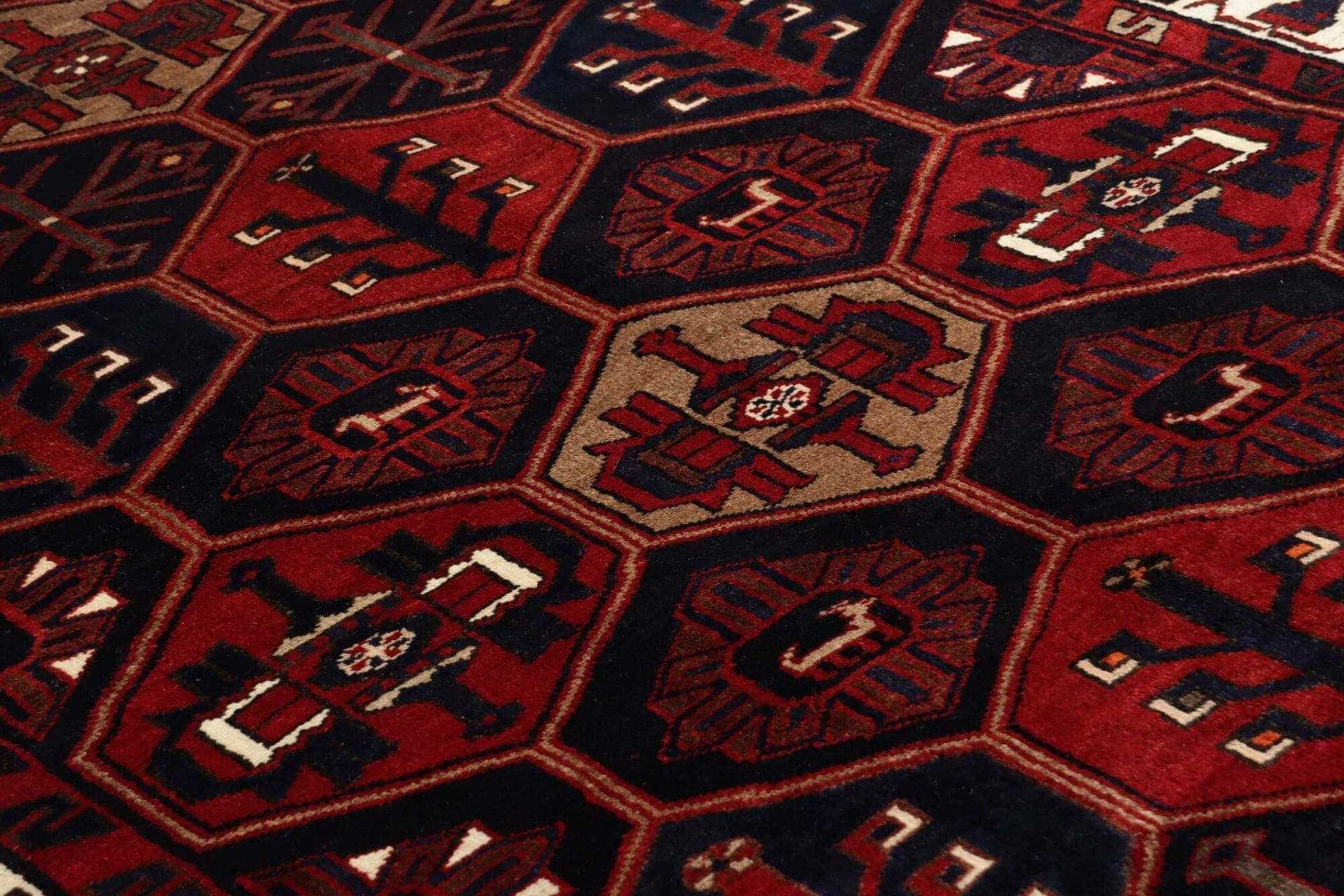 lori-orientteppich-177-x-266-cm-geometrische-muster-handgeknupft-7 Loribaft Perserteppich 177 × 266 cm aus Wolle, handgeknüpft