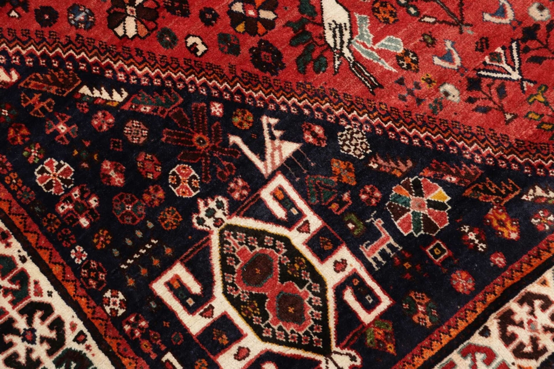 Handgeknüpfter Qashqai Perserteppich, 175 × 250 cm, Wolle