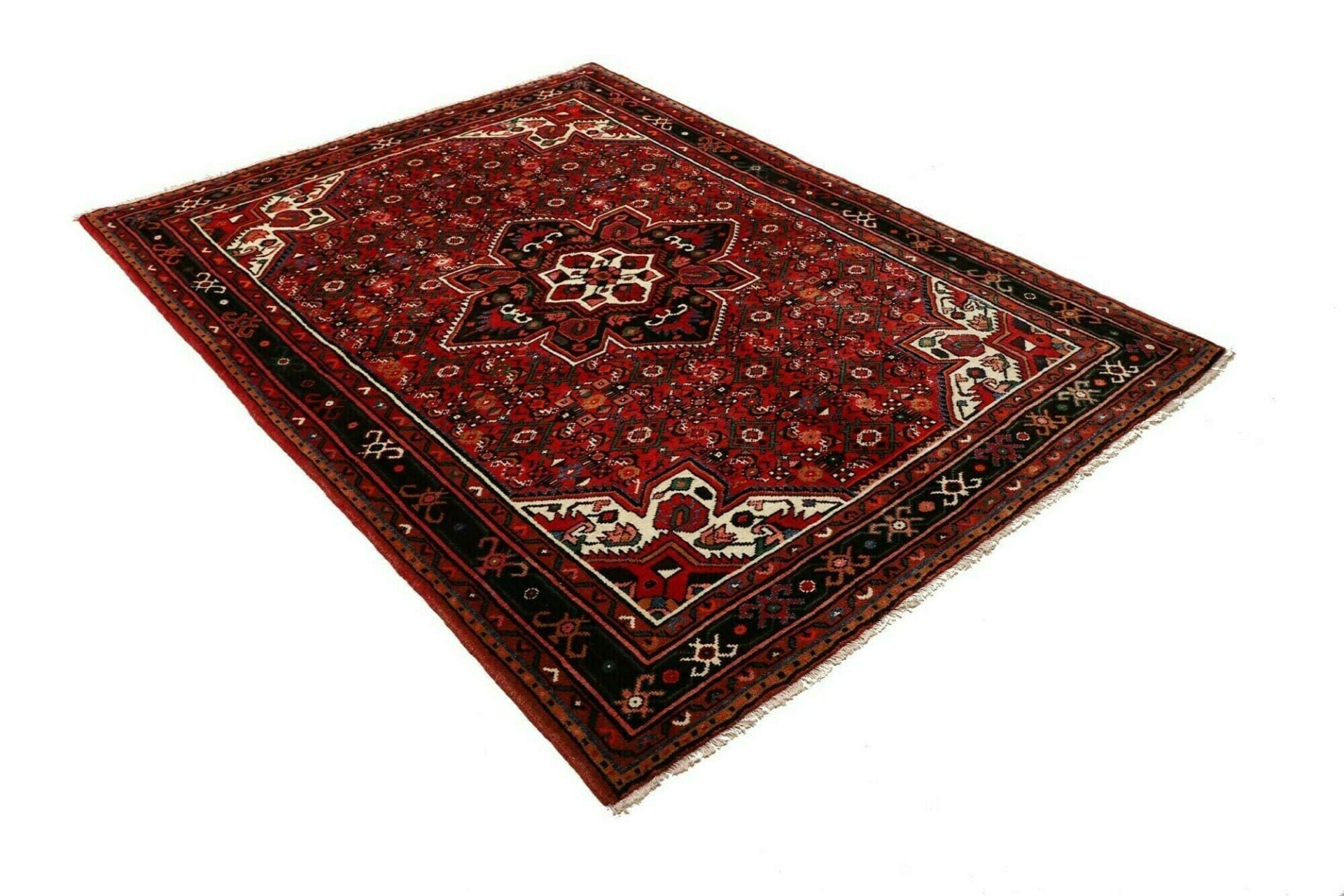 Hamadan Perserteppich aus Iran, 164 × 218 cm