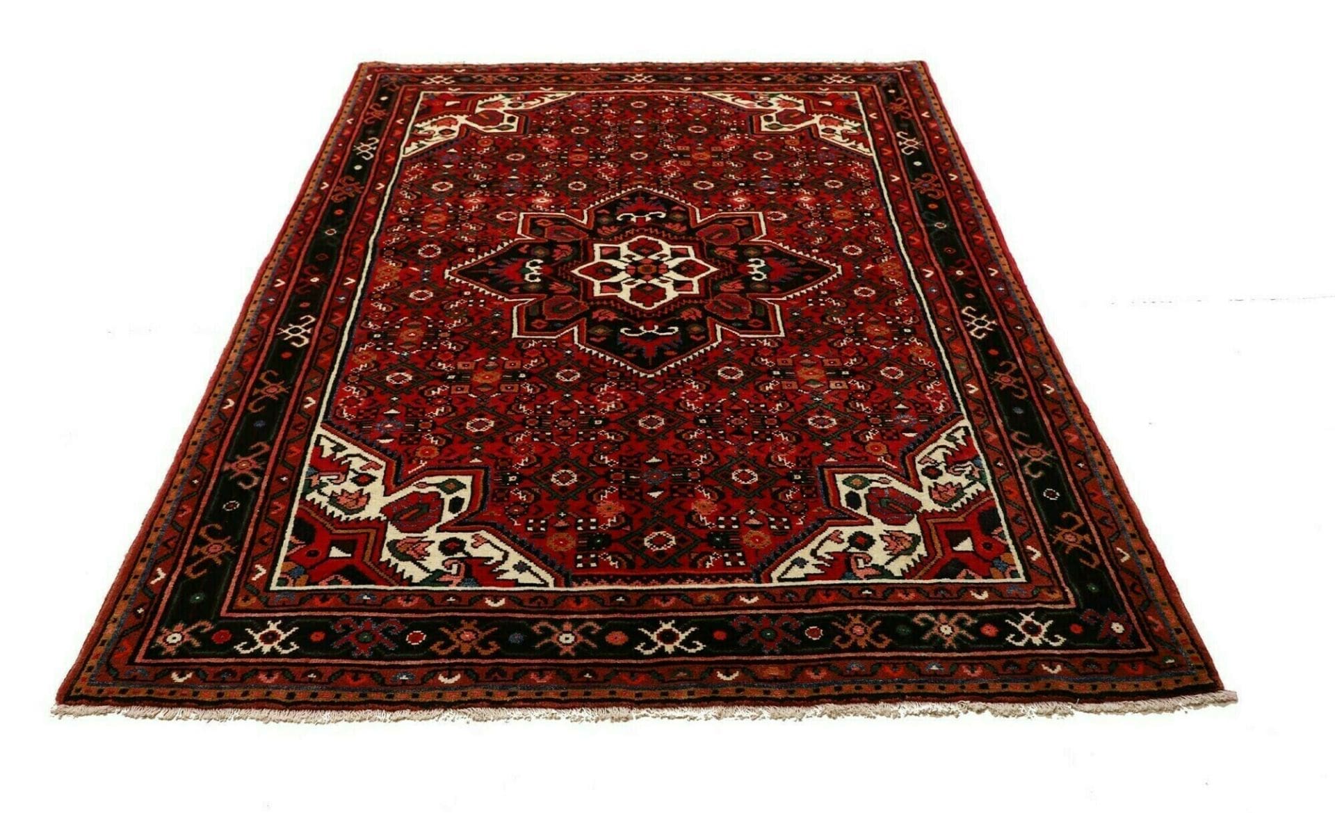 Hamadan Perserteppich aus Iran, 164 × 218 cm