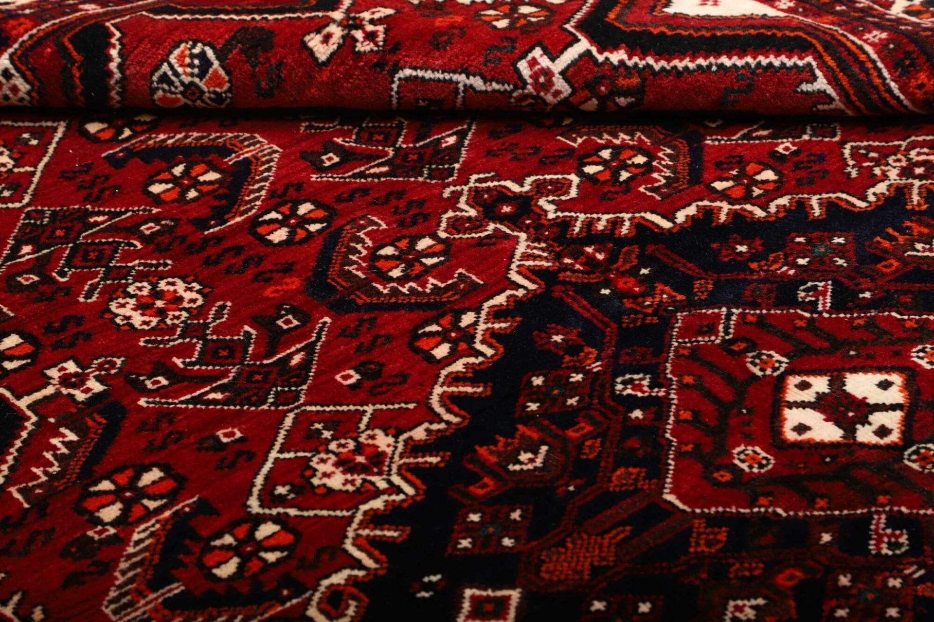 Handgeknüpfter Shiraz Perserteppich, 172 × 264 cm, Wolle