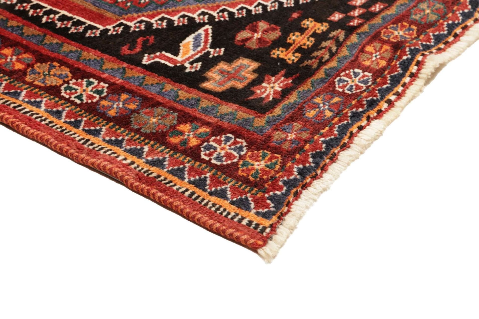 Shiraz Perserteppich 153 × 248 cm aus Wolle, handgeknüpft
