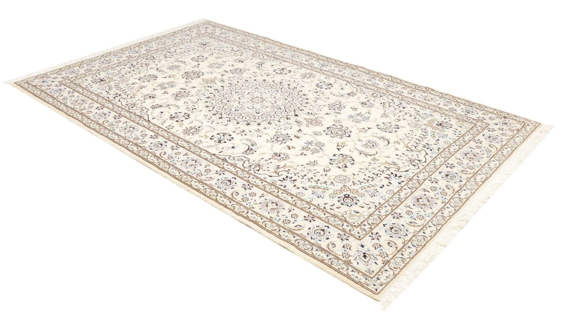 nain-teppich-171-x-274-cm-florale-musterung-handgeknupft-perserteppich-2 Nain Perserteppich aus Iran, 171 × 274 cm