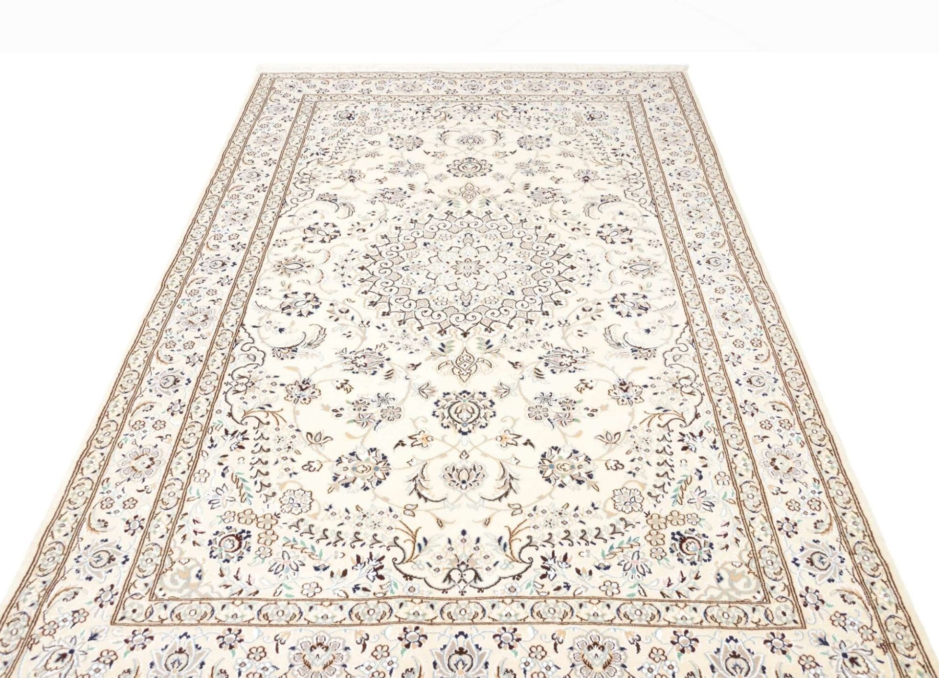 nain-teppich-171-x-274-cm-florale-musterung-handgeknupft-perserteppich-3 Nain Perserteppich aus Iran, 171 × 274 cm