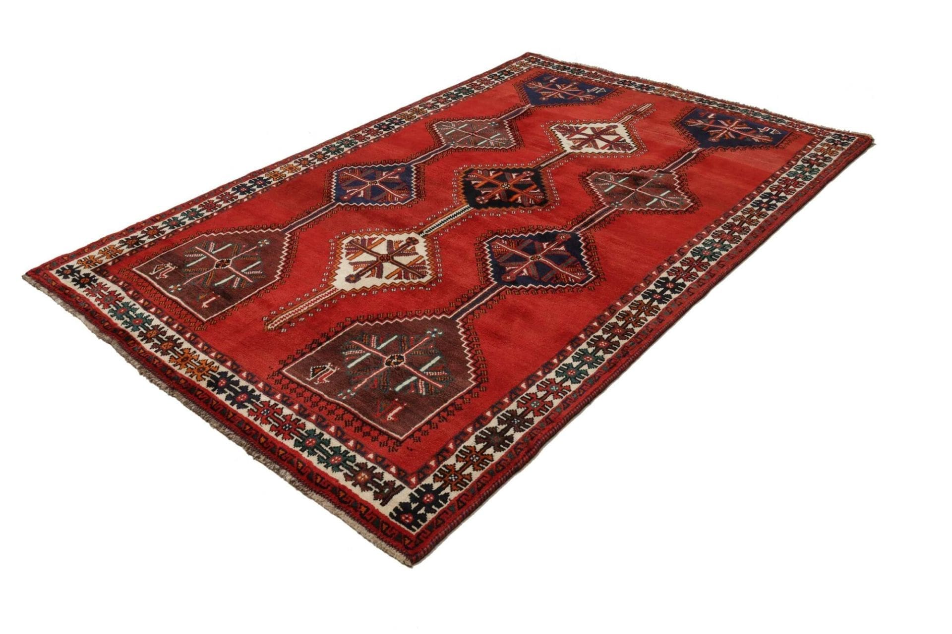 Shiraz Perserteppich aus Iran, 168 × 252 cm