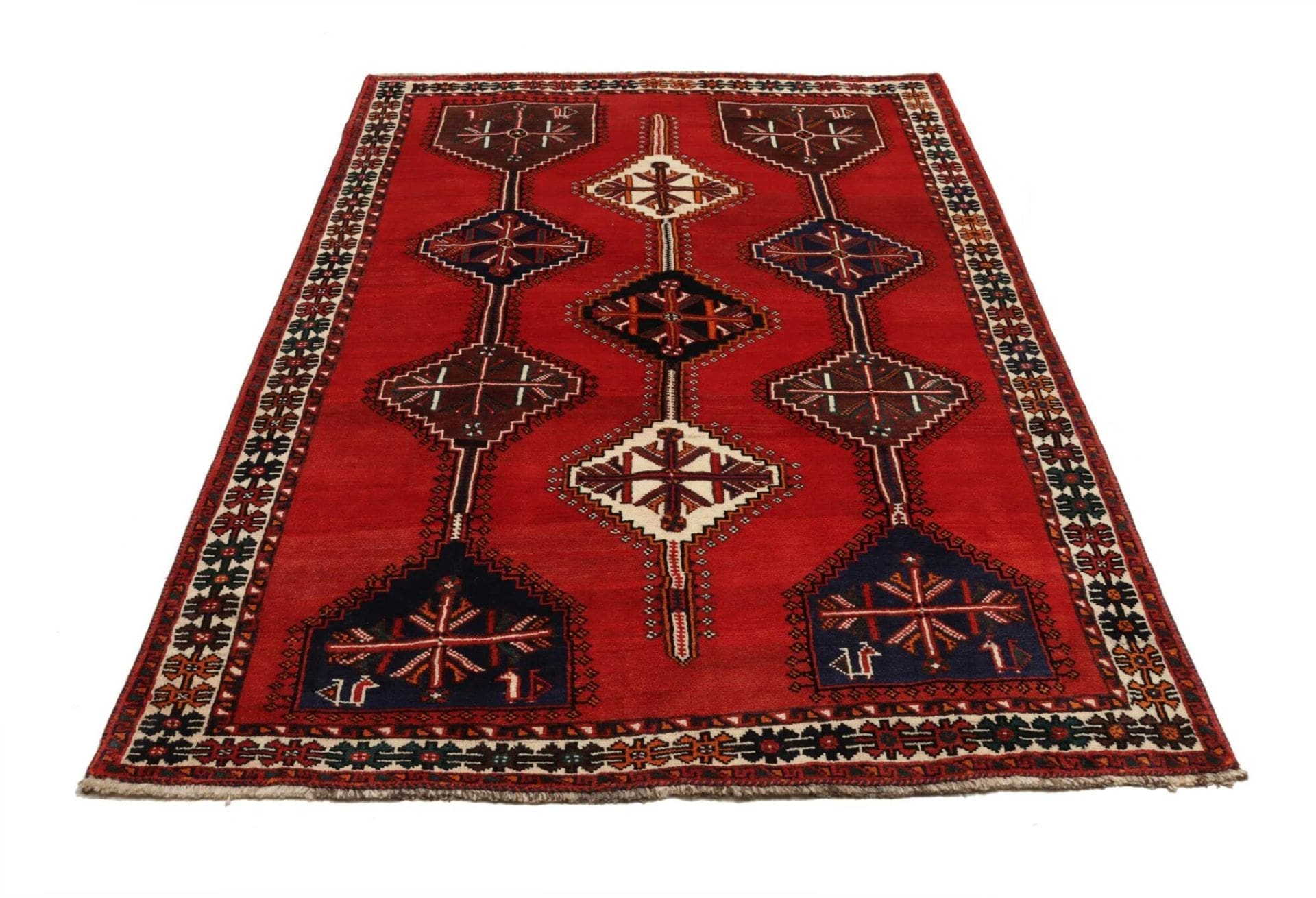 Shiraz Perserteppich aus Iran, 168 × 252 cm