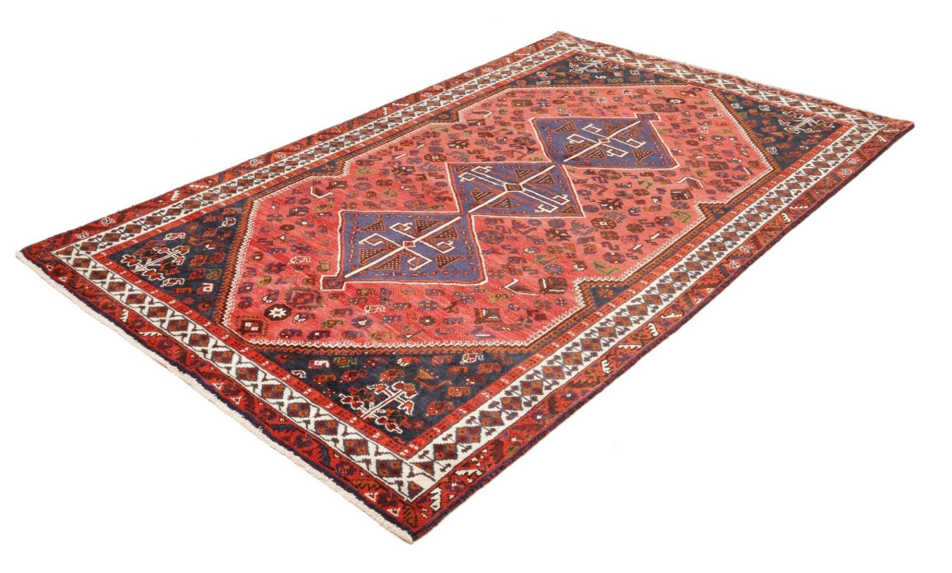 Handgeknüpfter Shiraz Perserteppich 163 × 258 cm