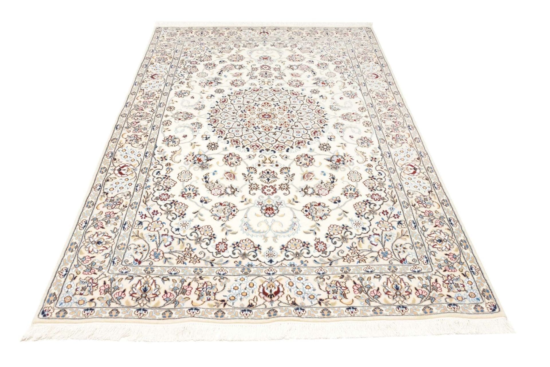 nain-teppich-157-x-243-cm-florales-muster-handgeknupft-3 Nain Perserteppich aus Iran, 157 × 243 cm