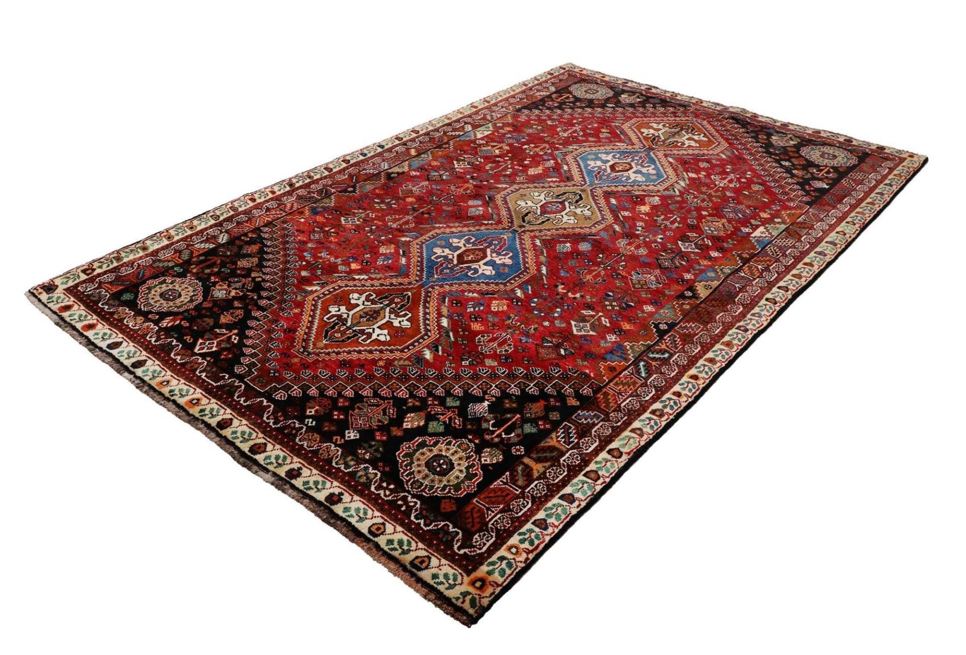 Shiraz Perserteppich aus Iran, 176 × 259 cm