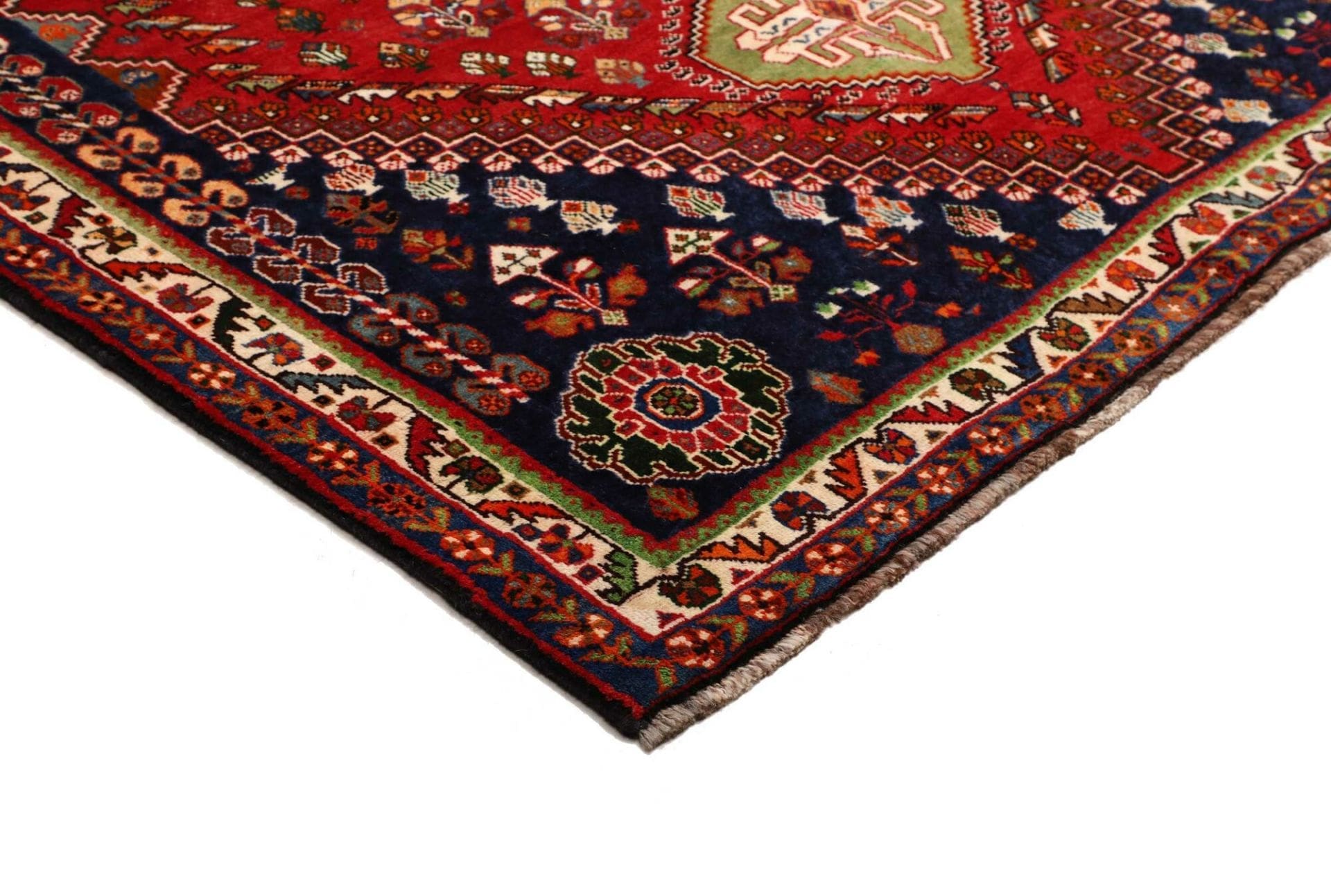 Shiraz Perserteppich 171 × 255 cm aus Wolle, handgeknüpft