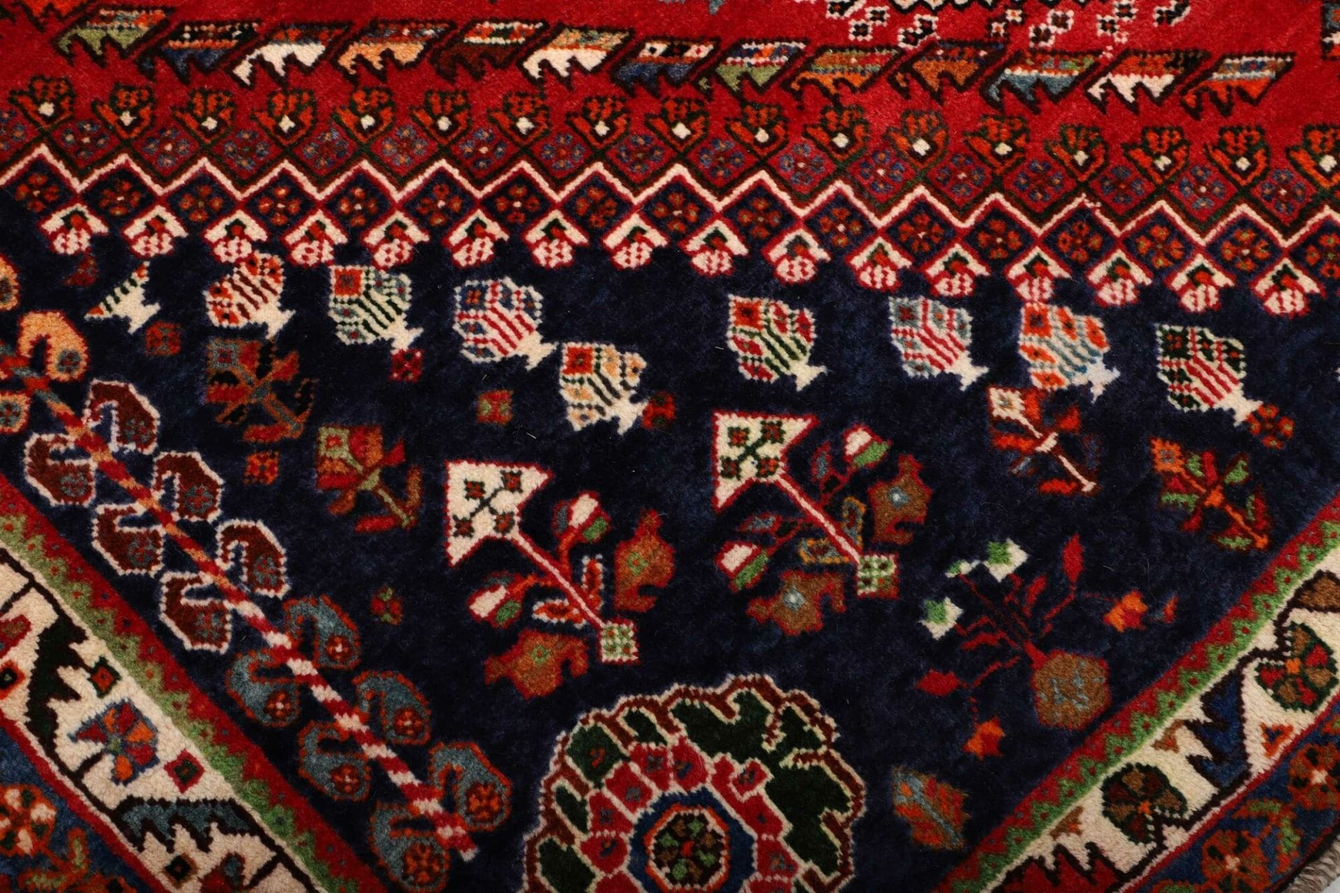 Shiraz Perserteppich 171 × 255 cm aus Wolle, handgeknüpft