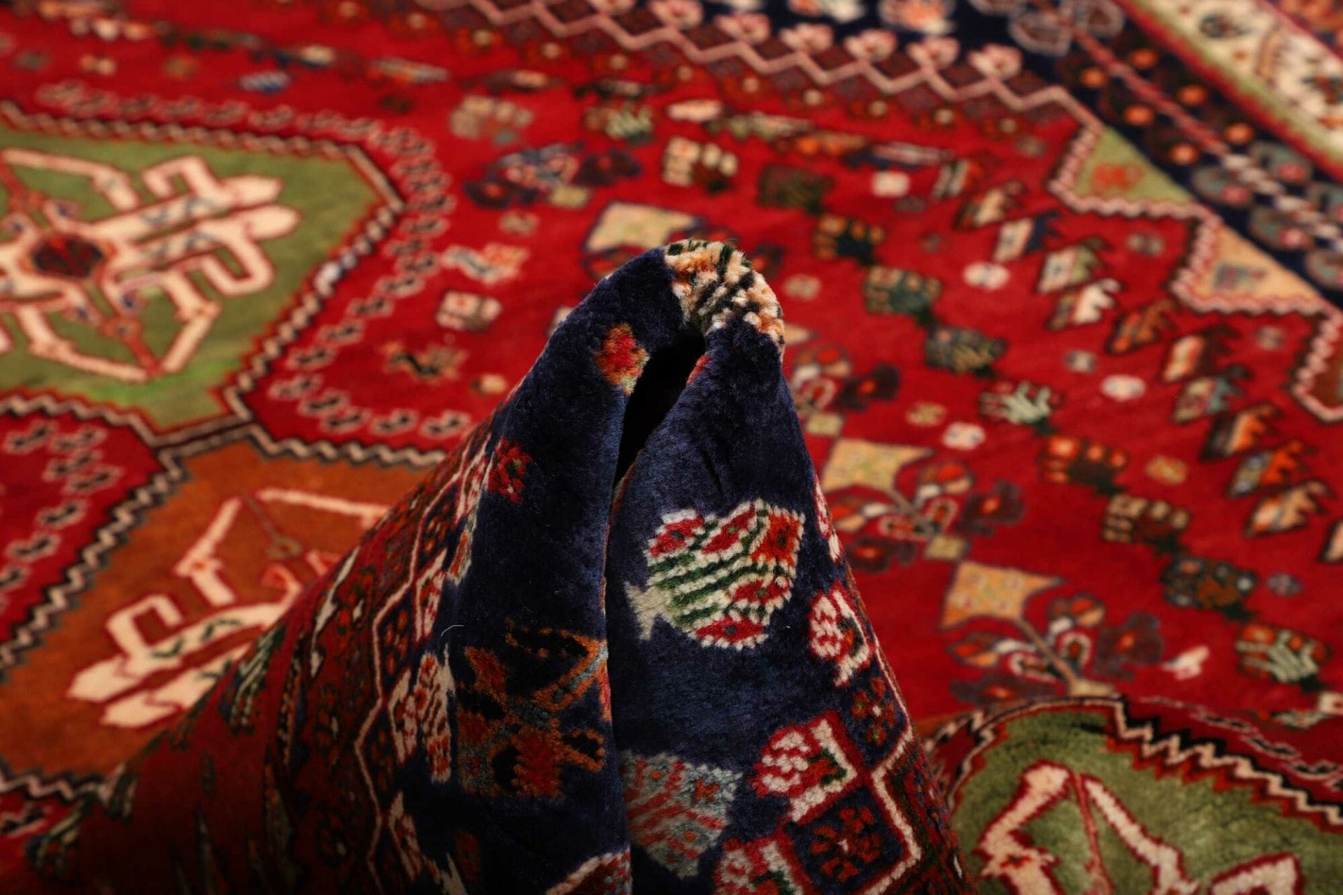 Shiraz Perserteppich 171 × 255 cm aus Wolle, handgeknüpft