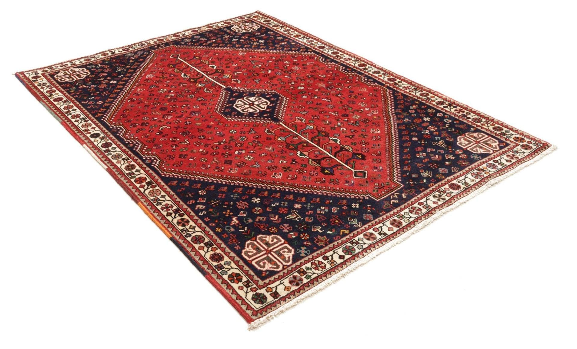 Qashqai Perserteppich aus Iran, 165 × 220 cm