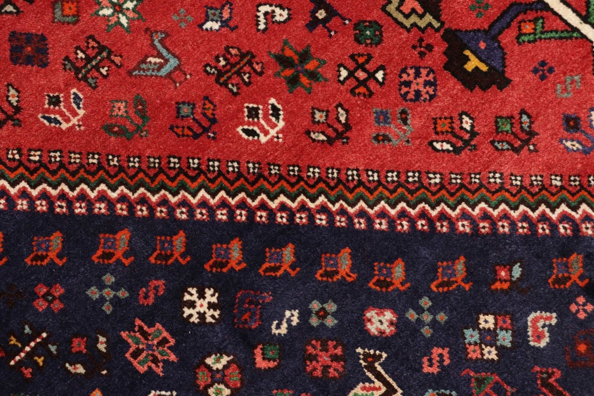 Qashqai Perserteppich aus Iran, 165 × 220 cm