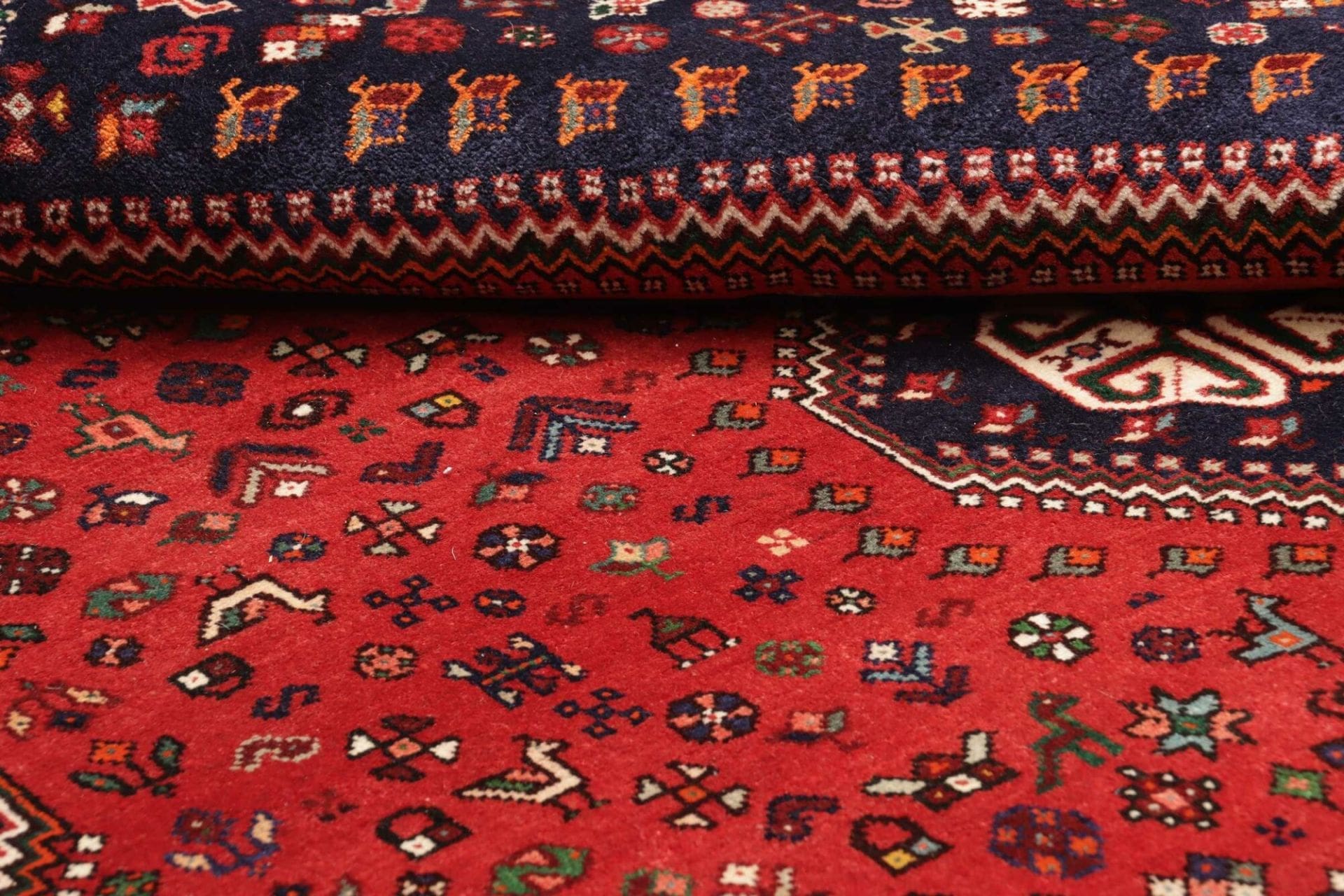 Qashqai Perserteppich aus Iran, 165 × 220 cm