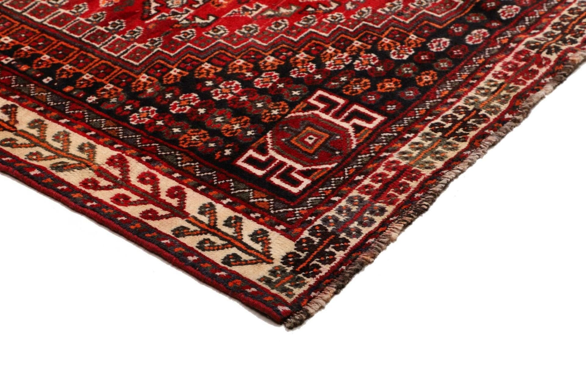 Shiraz Perserteppich 165 × 248 cm aus Wolle, handgeknüpft