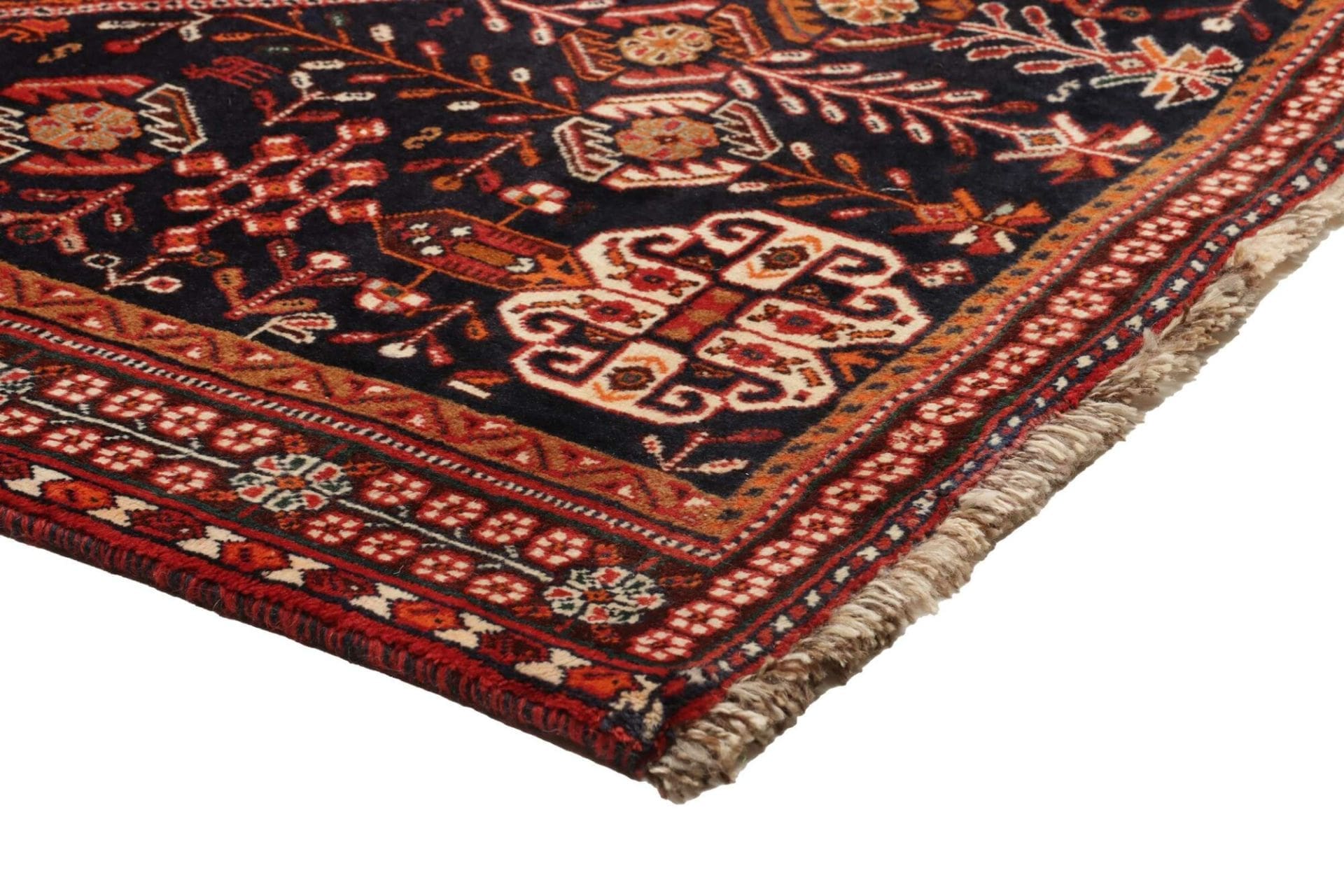 Handgeknüpfter Qashqai Perserteppich, 163 × 255 cm, Wolle