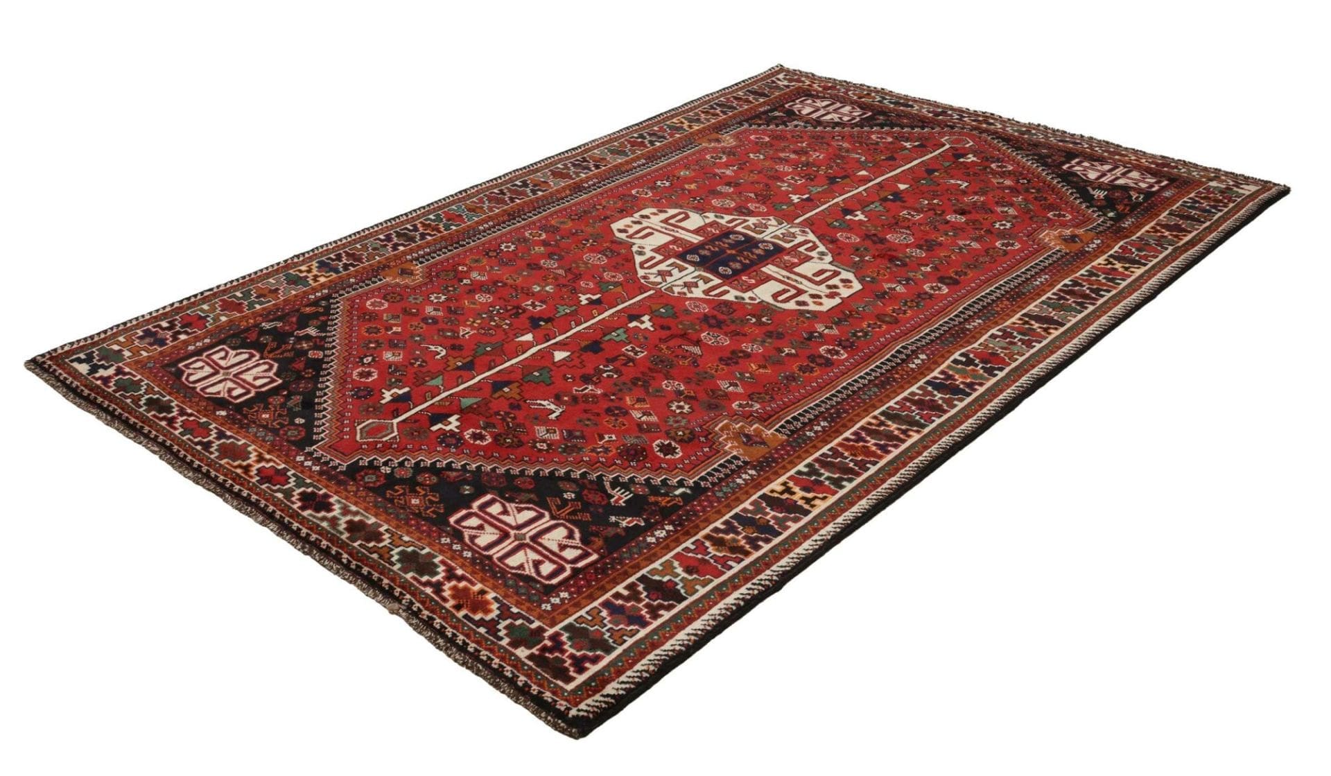 Handgeknüpfter Shiraz Perserteppich 171 × 255 cm