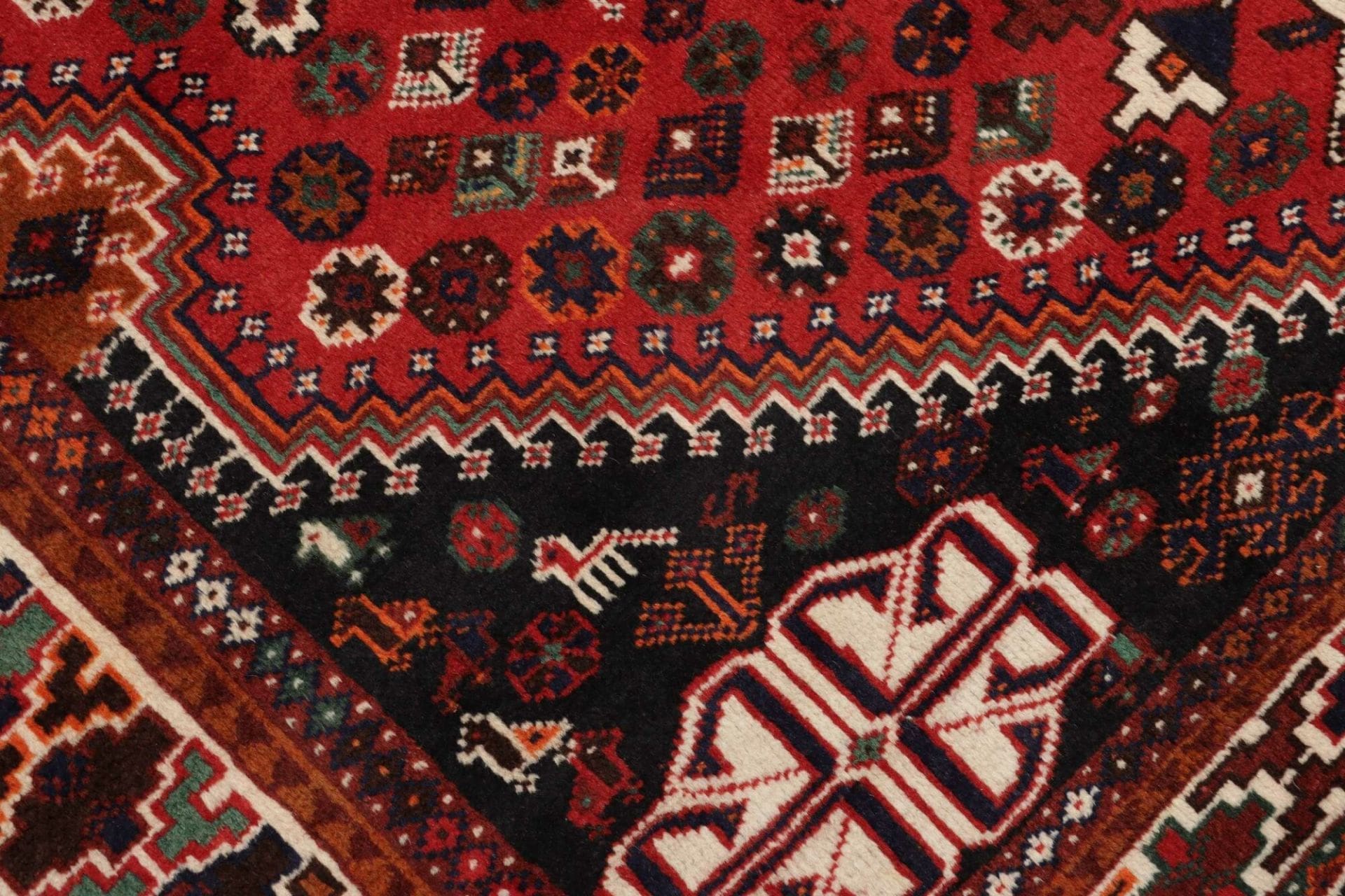 Handgeknüpfter Shiraz Perserteppich 171 × 255 cm