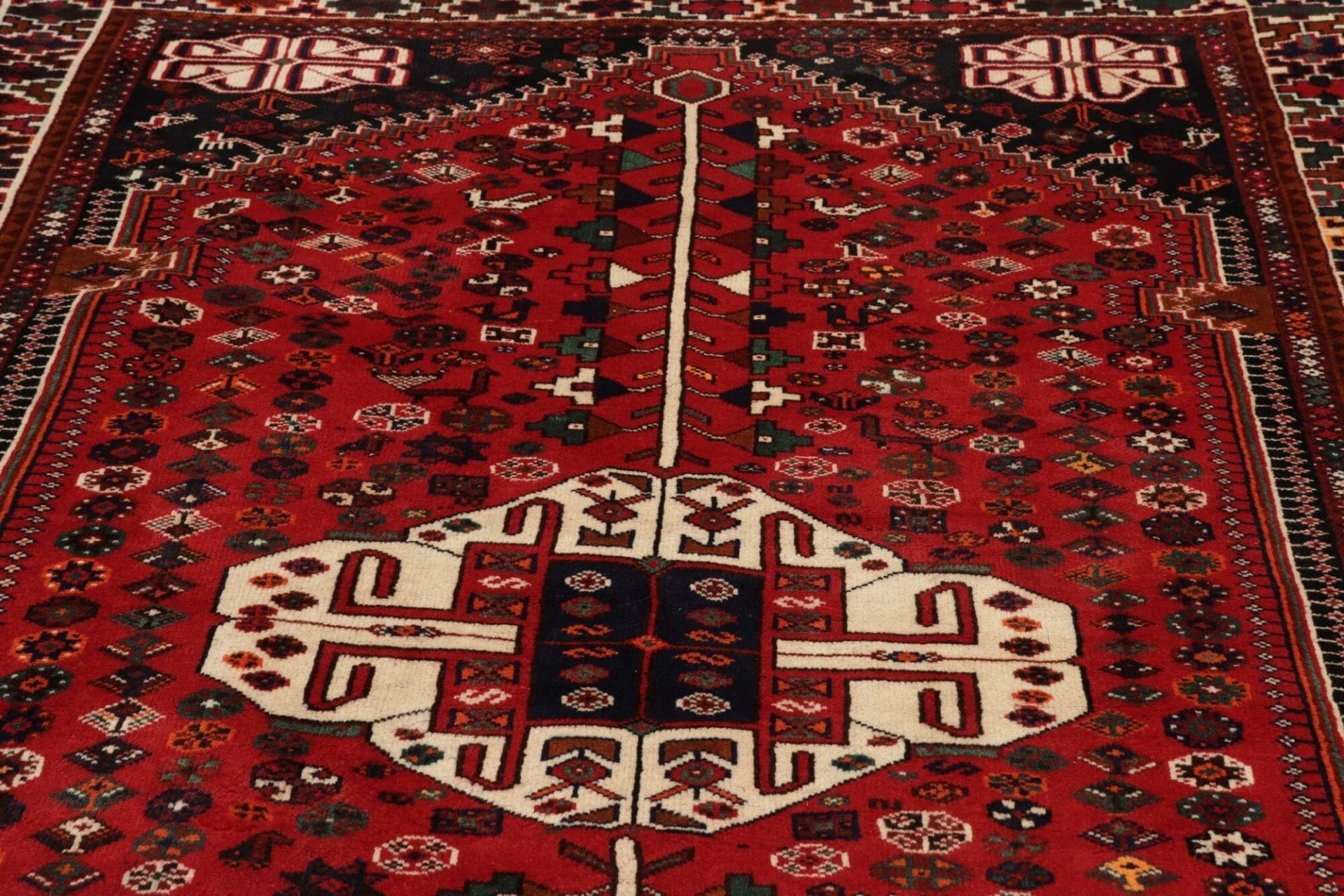 Handgeknüpfter Shiraz Perserteppich 171 × 255 cm