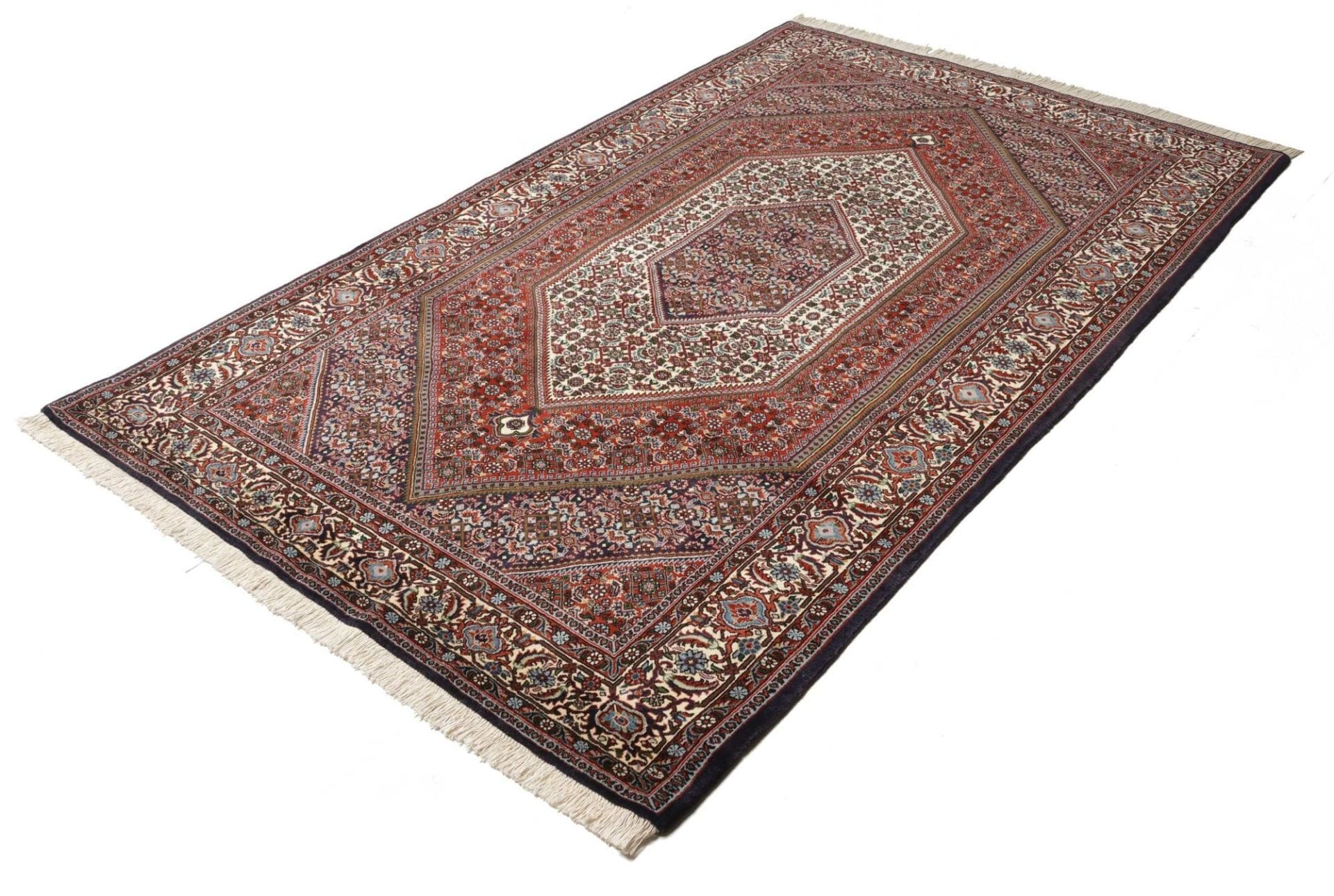 Handgeknüpfter Bijar Perserteppich, 143 × 228 cm, Wolle