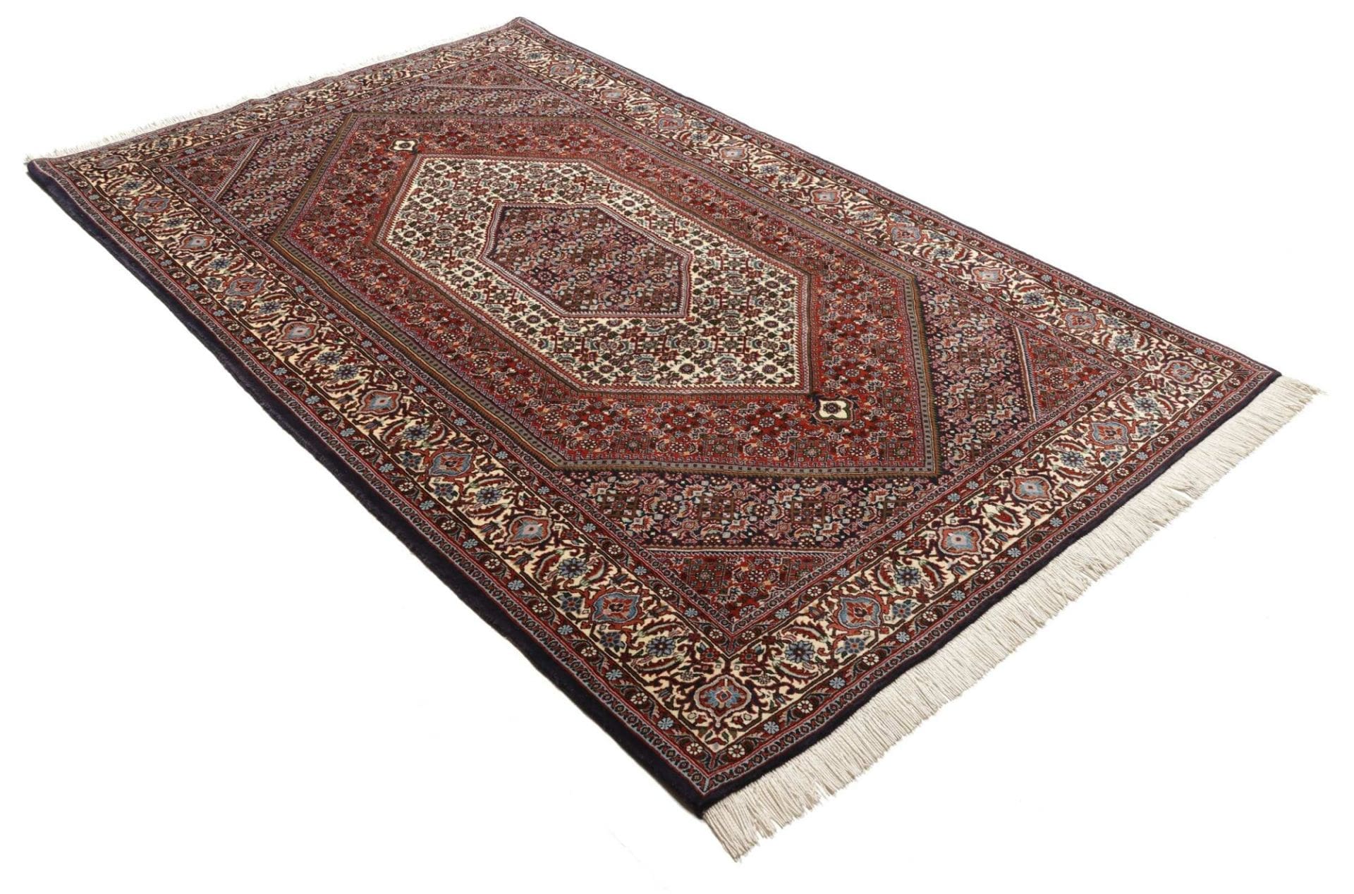 Handgeknüpfter Bijar Perserteppich, 143 × 228 cm, Wolle