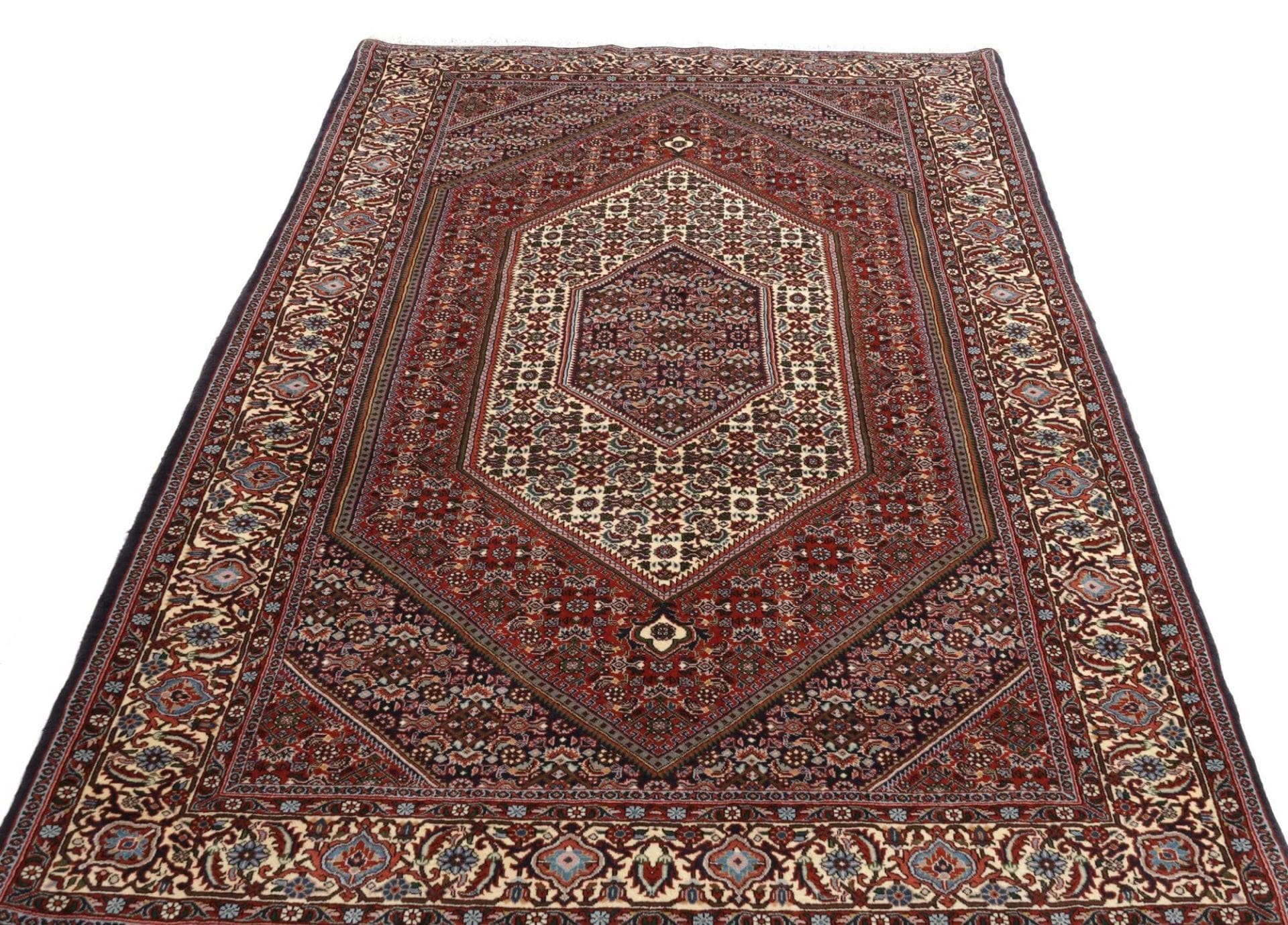 Handgeknüpfter Bijar Perserteppich, 143 × 228 cm, Wolle