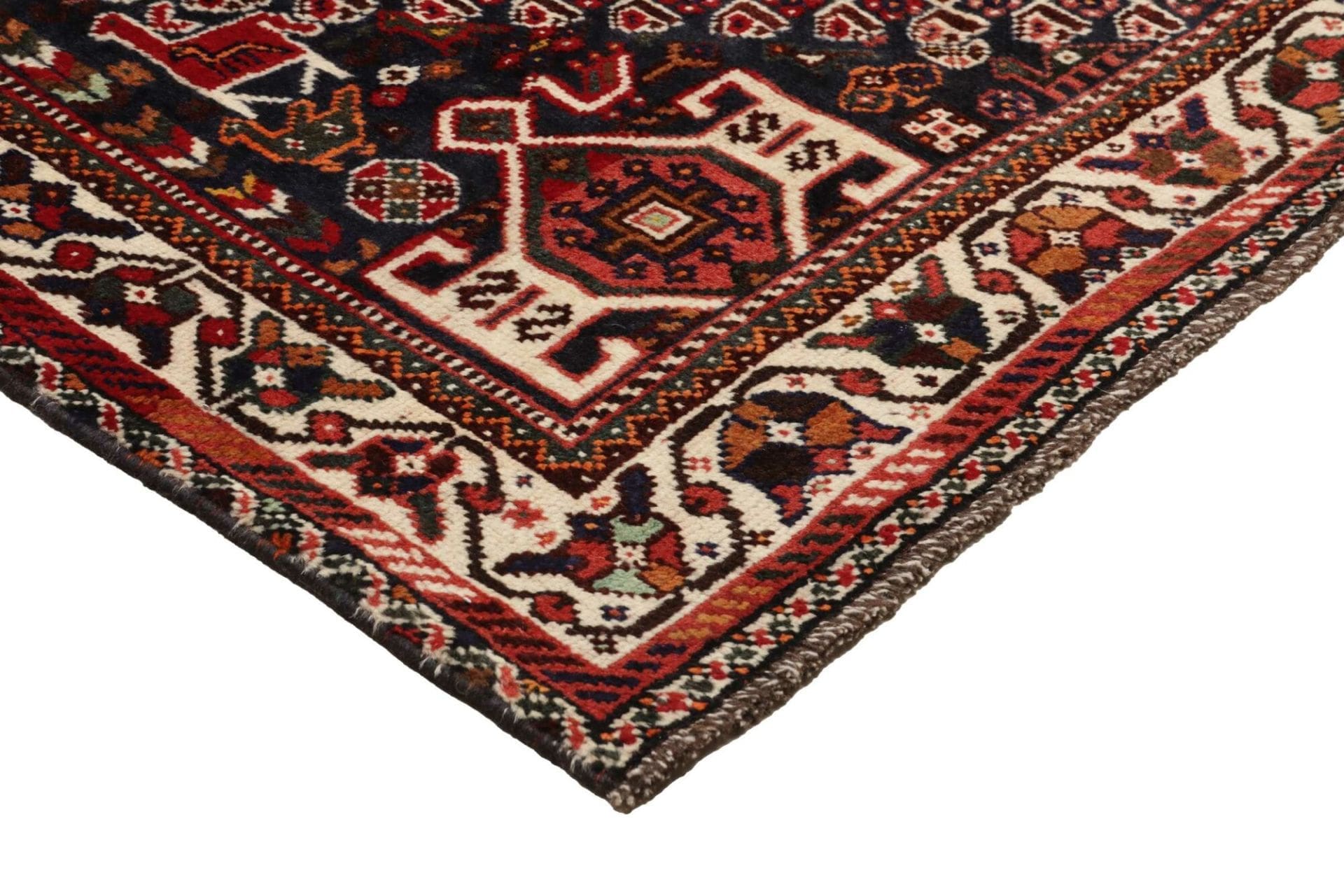 shiraz-orientteppich-163-x-253cm-handgeknupft-aus-wolle-4 Shiraz Perserteppich 163 × 253 cm aus Wolle, handgeknüpft